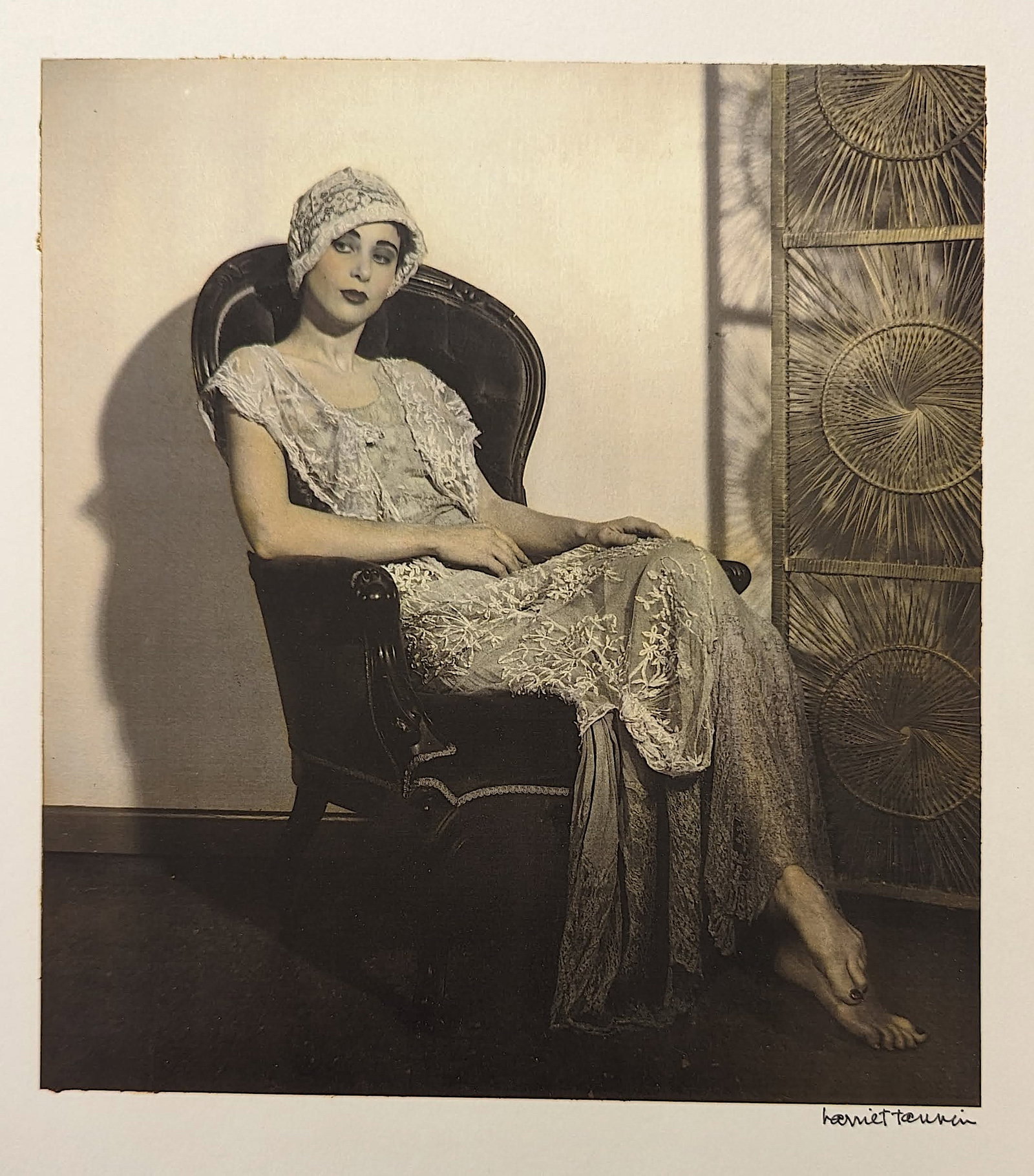 Original Signed Photo HARRIET TANNIN (1929-2009): Harriet Tannin, photographer, painter, sculptor, political activist, writer and lecturer was born April 26, 1929. She is best known for her modernist, pioneer work with woven photography and her non-o
