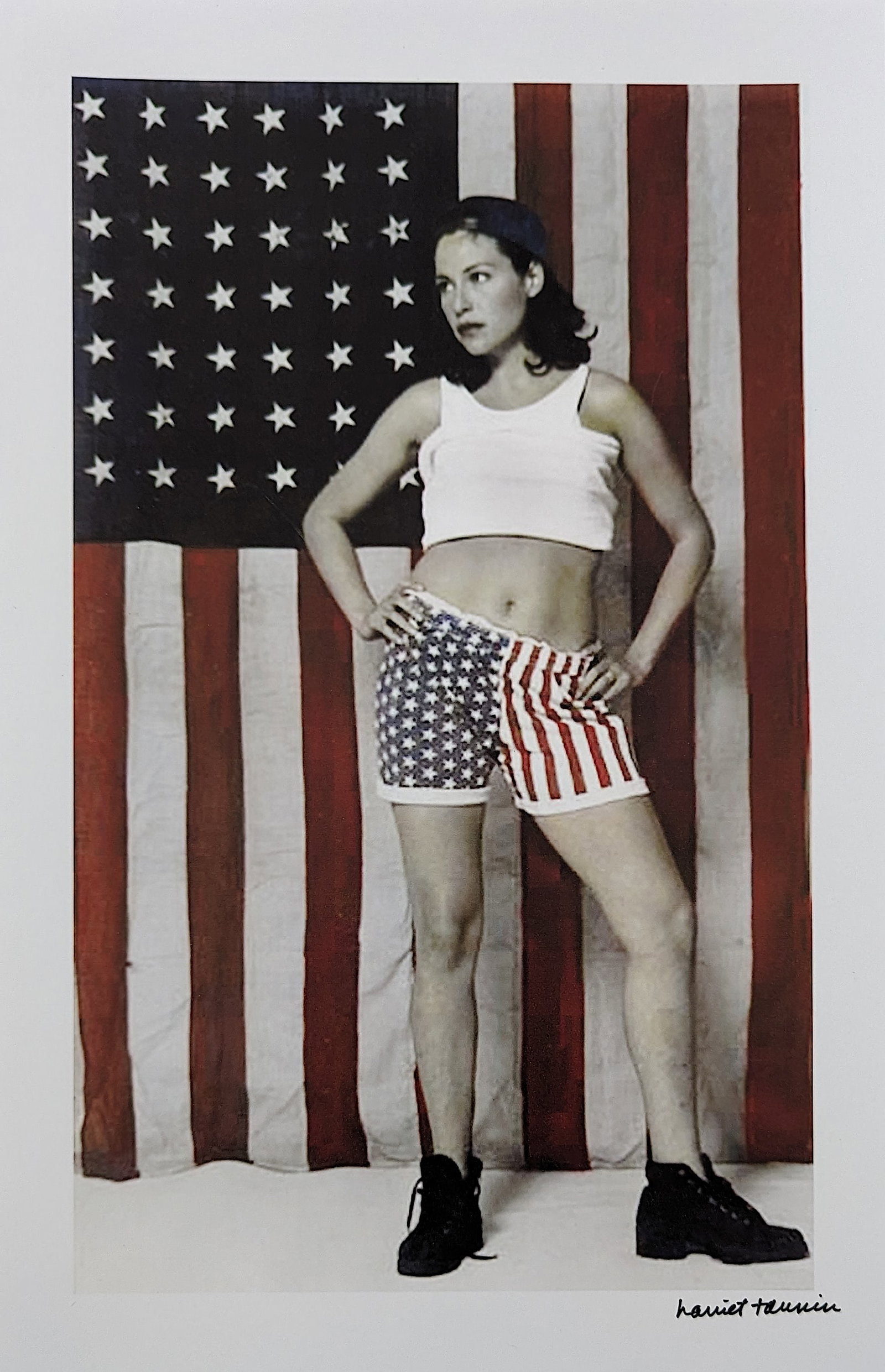 Original Signed Photo HARRIET TANNIN (1929-2009): Harriet Tannin, photographer, painter, sculptor, political activist, writer and lecturer was born April 26, 1929. She is best known for her modernist, pioneer work with woven photography and her non-o