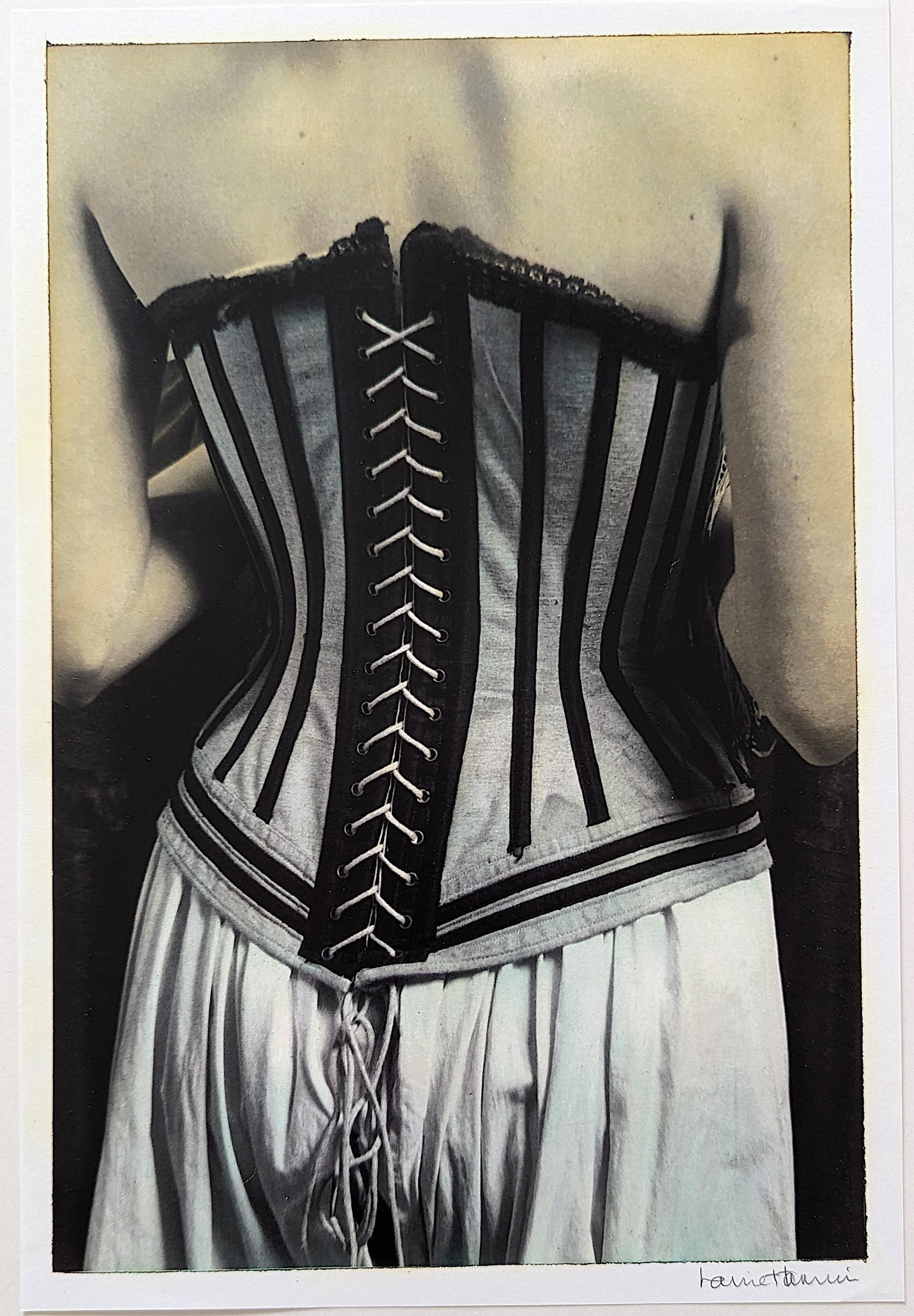 Original Signed Photo HARRIET TANNIN (1929-2009): Harriet Tannin, photographer, painter, sculptor, political activist, writer and lecturer was born April 26, 1929. She is best known for her modernist, pioneer work with woven photography and her non-o