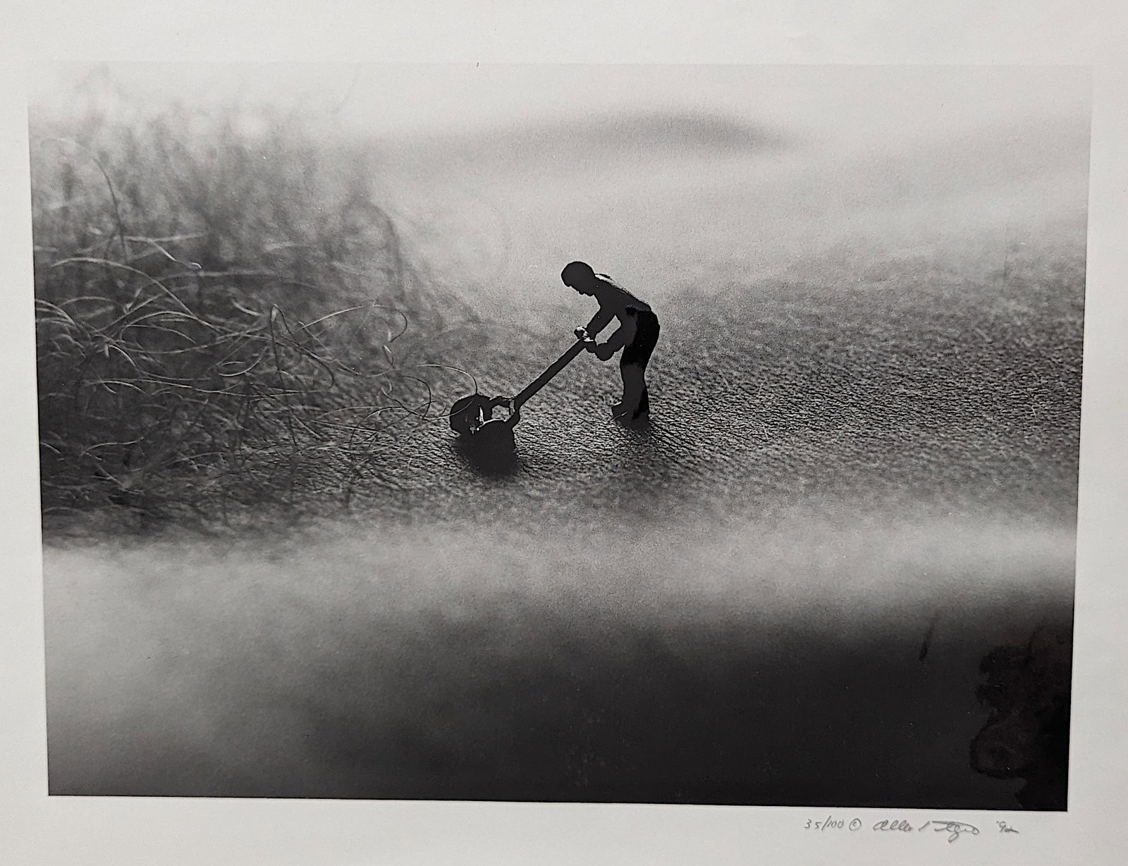 Certified Photograph by ALLAN I. TEGER -Bodyscapes-: This photo is with the original packing protection. Please, avoid the reflections on the imagen. The dimensions are Approx. 16" x 20" (photo paper) and 20" x 24" (matted). This item is from the estate