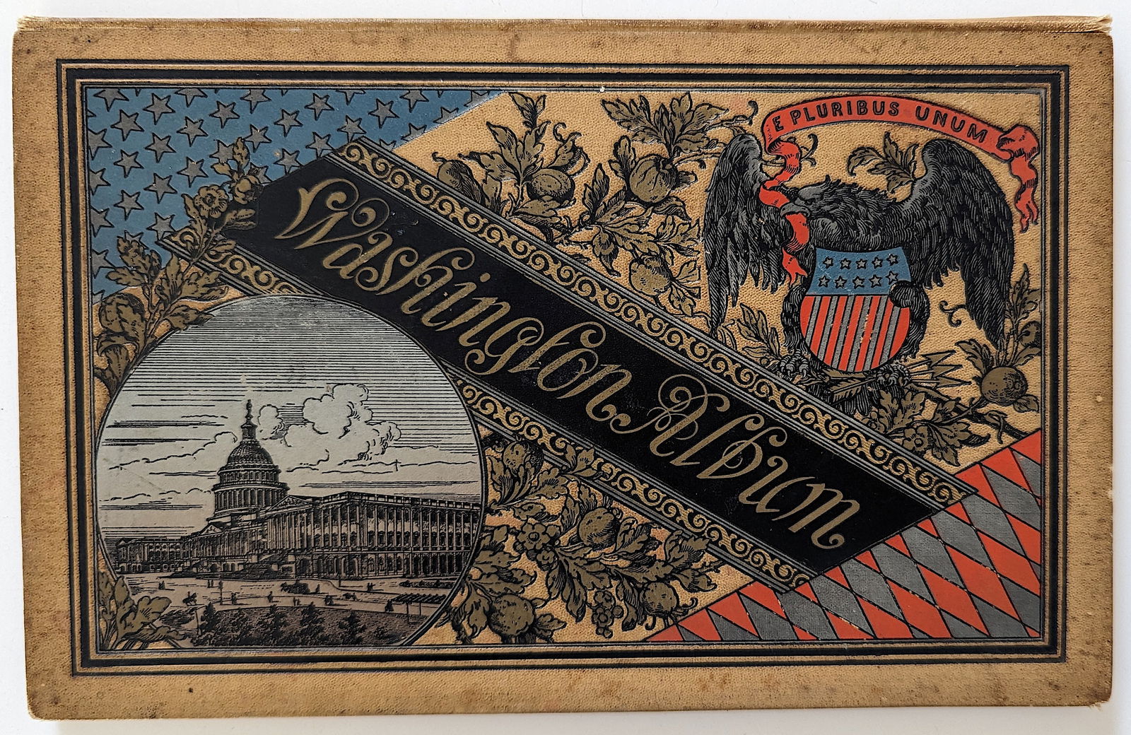 Antique Photo Album Washington 1888 (1 of 5)