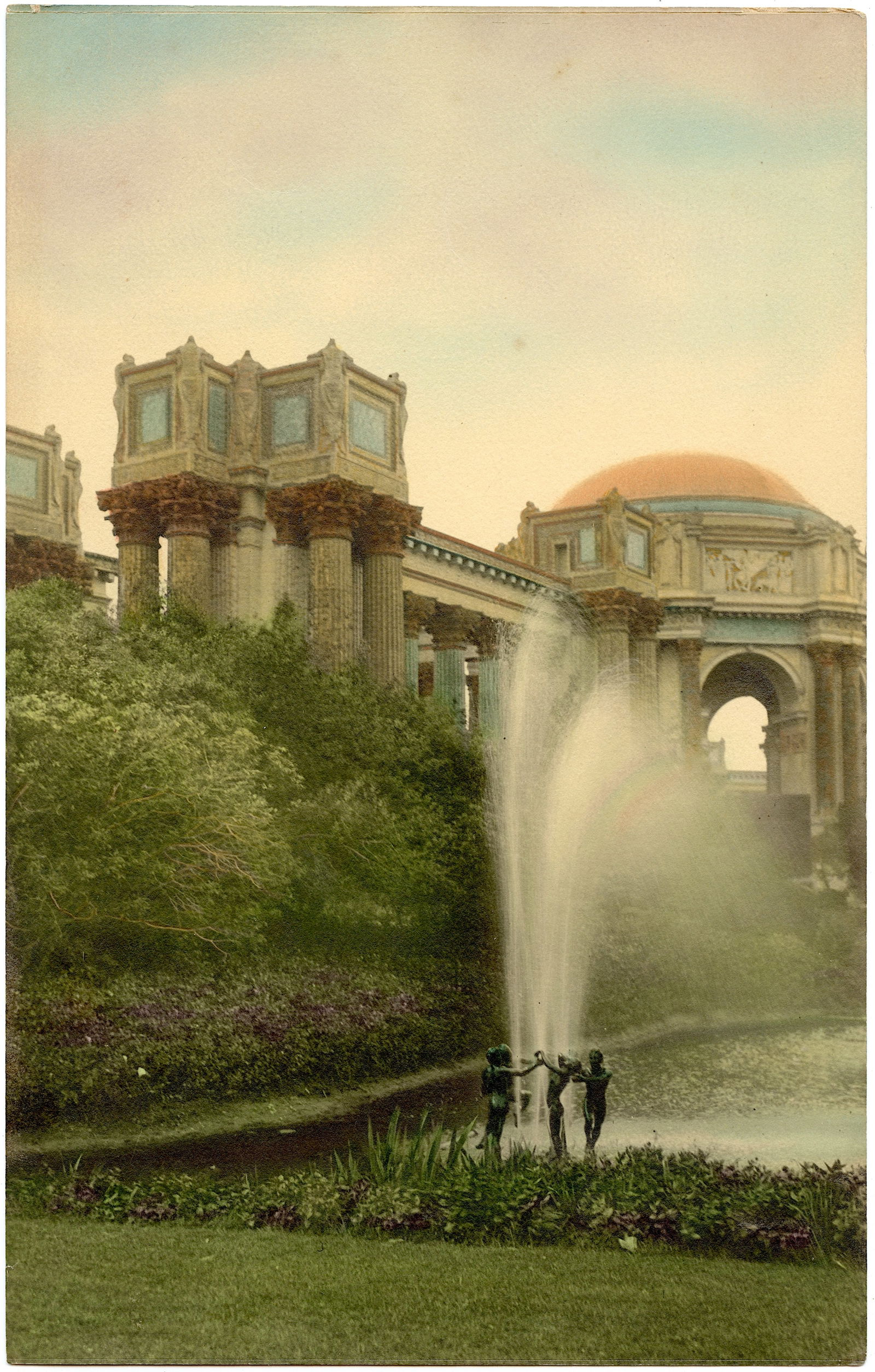 Original Antique Colored Photo San Francisco Exposition, 1915 (1 of 2)