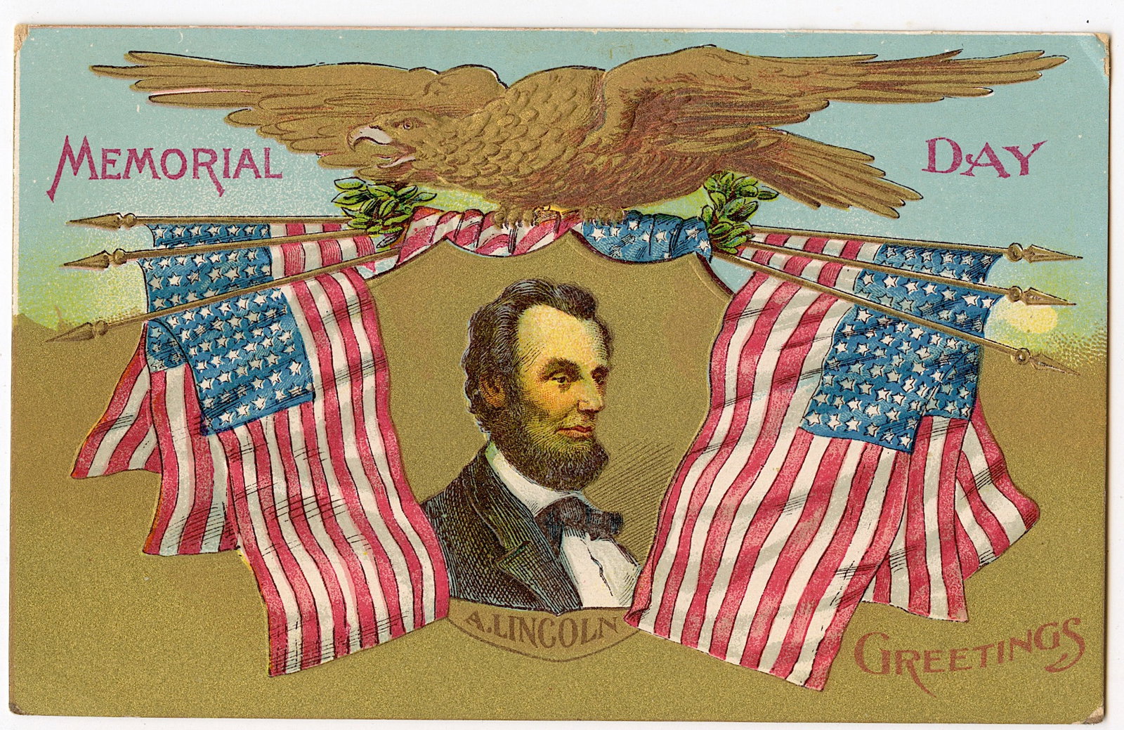 Antique Rare Postcard U.S. Patriotic Lincoln: ABOUT POSTCARDS: The study and collecting of postcards is termed deltiology (from Greek deltion, small writing tablet, and English -logy, the study of). Rarity. As with all antique items, rarity bring