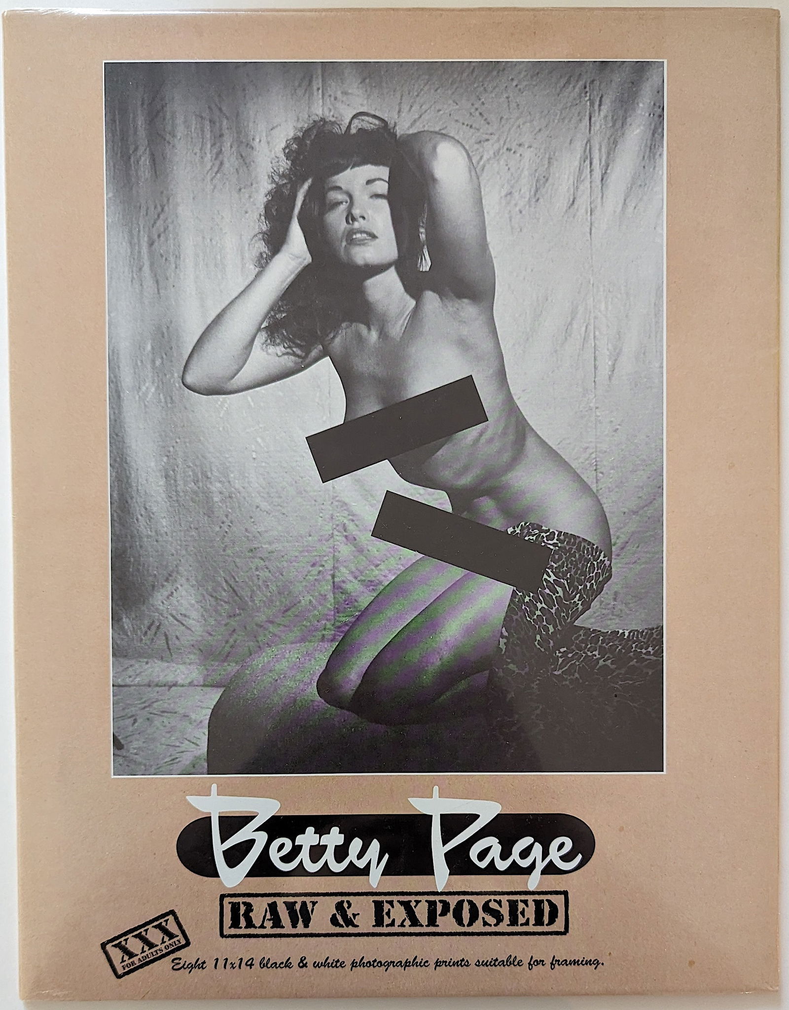 Betty Page Raw & Exposed Eight 11 X 14 Photographic Prints (1 of 2)