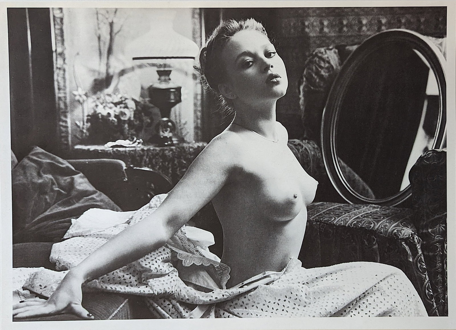 Artistic Female Nude Litho Archives Bunny Yeager 17" x 11": This lot is coming from Bunny Yeager's estate/archives. Linnea Eleanor "Bunny" Yeager (March 13, 1929 - May 24, 2014) was an American photographer and pin-up model. She met Bettie Page in 1954, and to