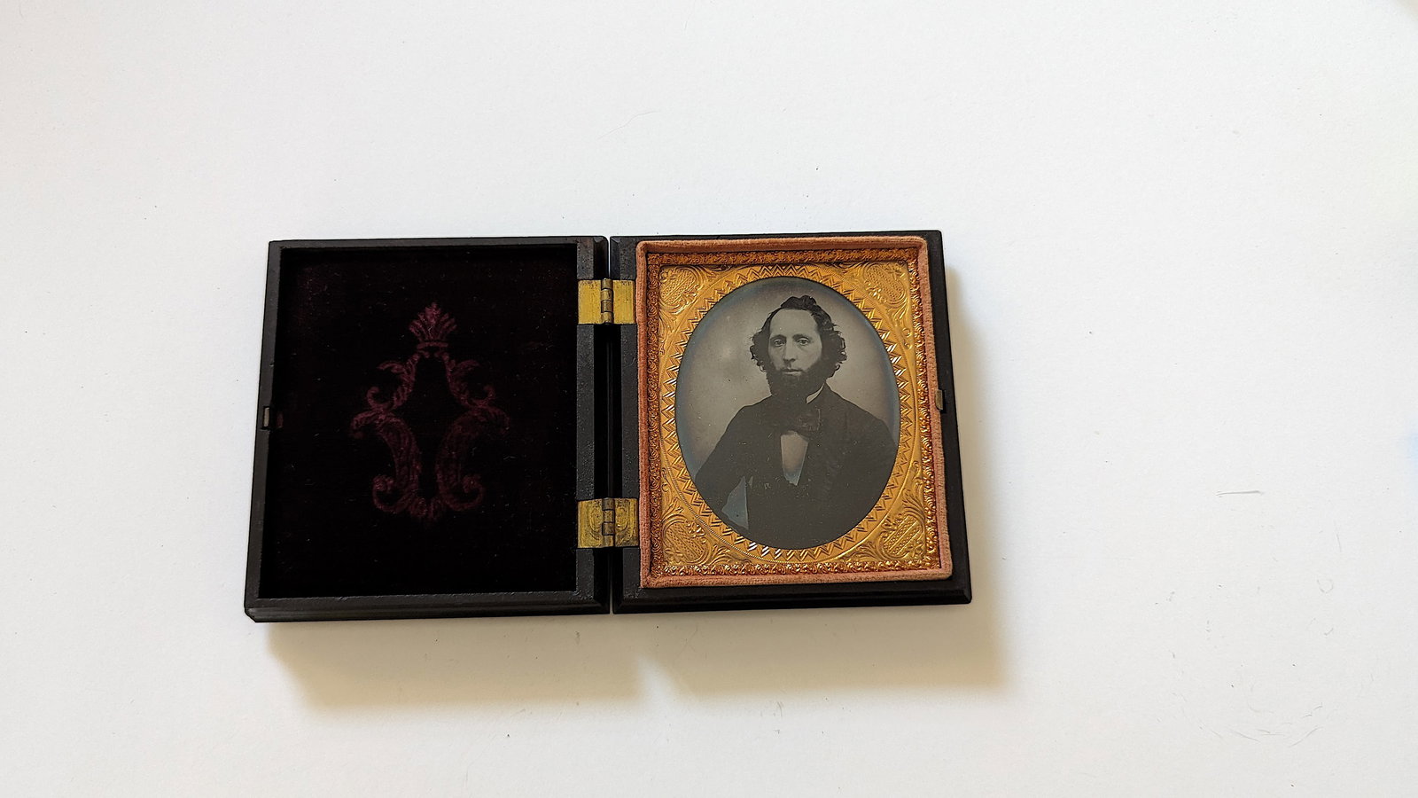 Antique Tintype with Geometric Union Case (1 of 3)