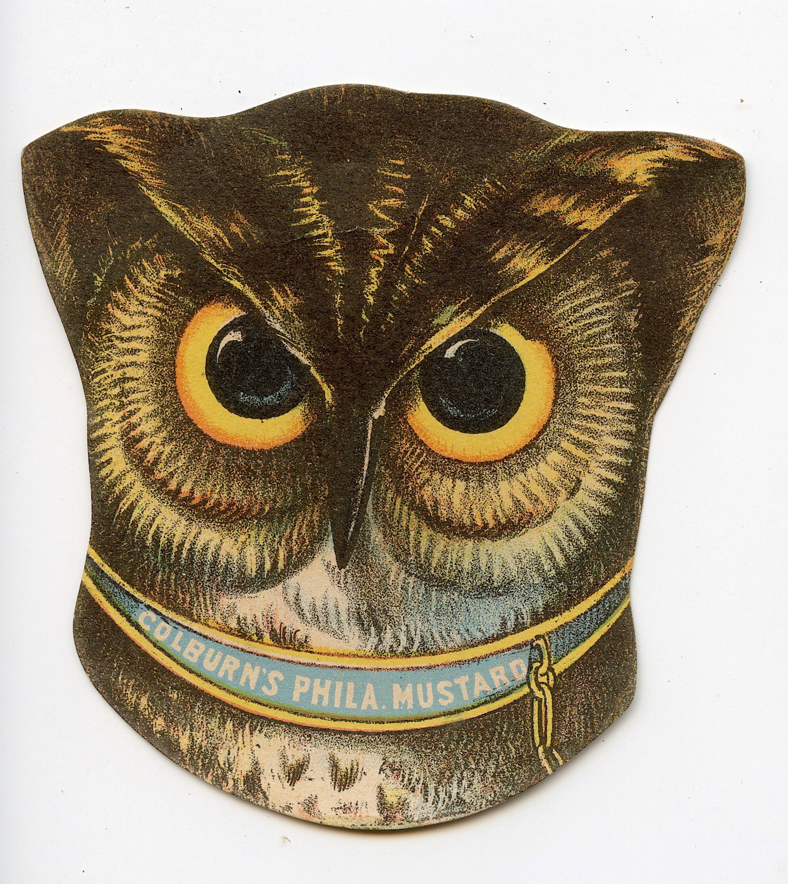 Antique Rare Tradecard Colburn's Phila. Mustard ca. 1885 (1 of 2)