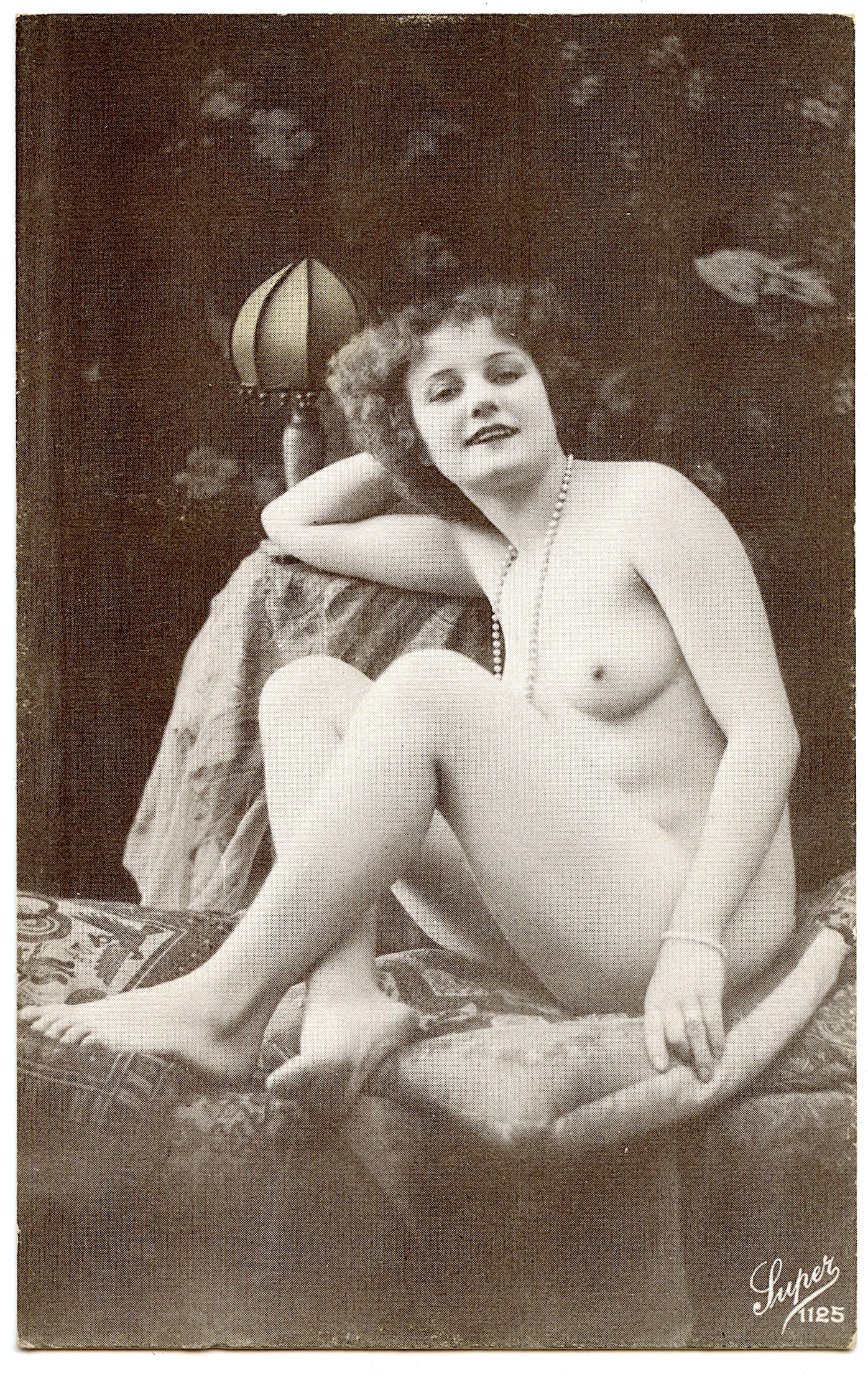 Vintage Original Postcard French Nude Female: The dimensions of an antique postcard are Approx. 5.5"x 3.5" (small variances can occur).We have attached quality images to show its actual condition. This lot is located in Boca Raton, Fl and its shi