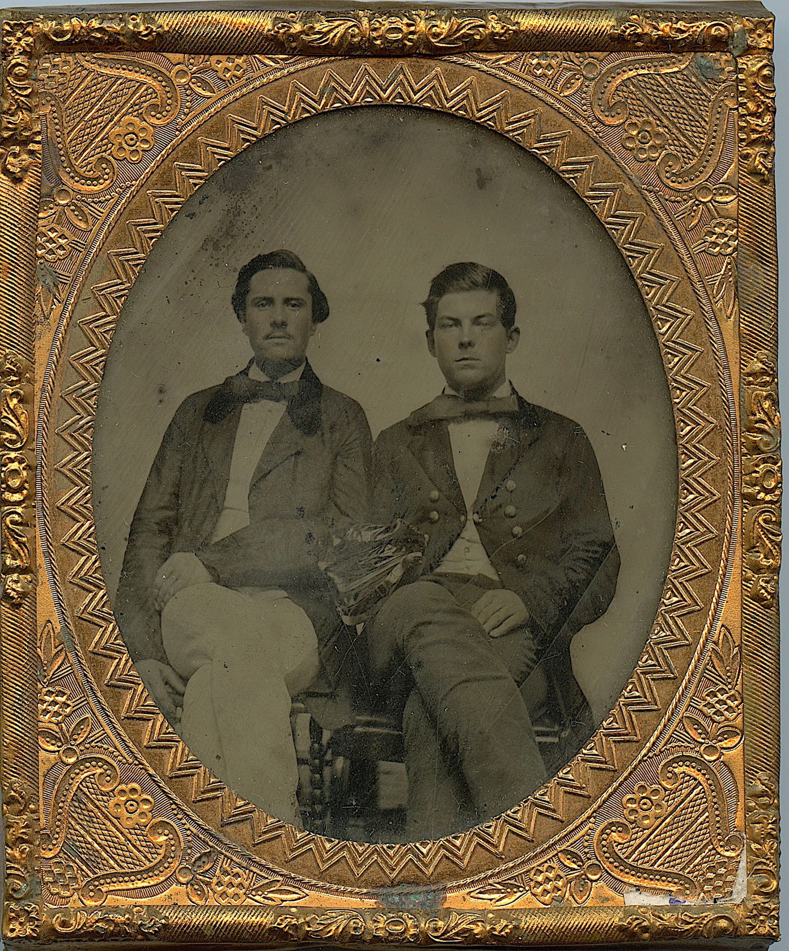Antique Original Civil War Era Ambrotype Maryland Militia (1 of 3)