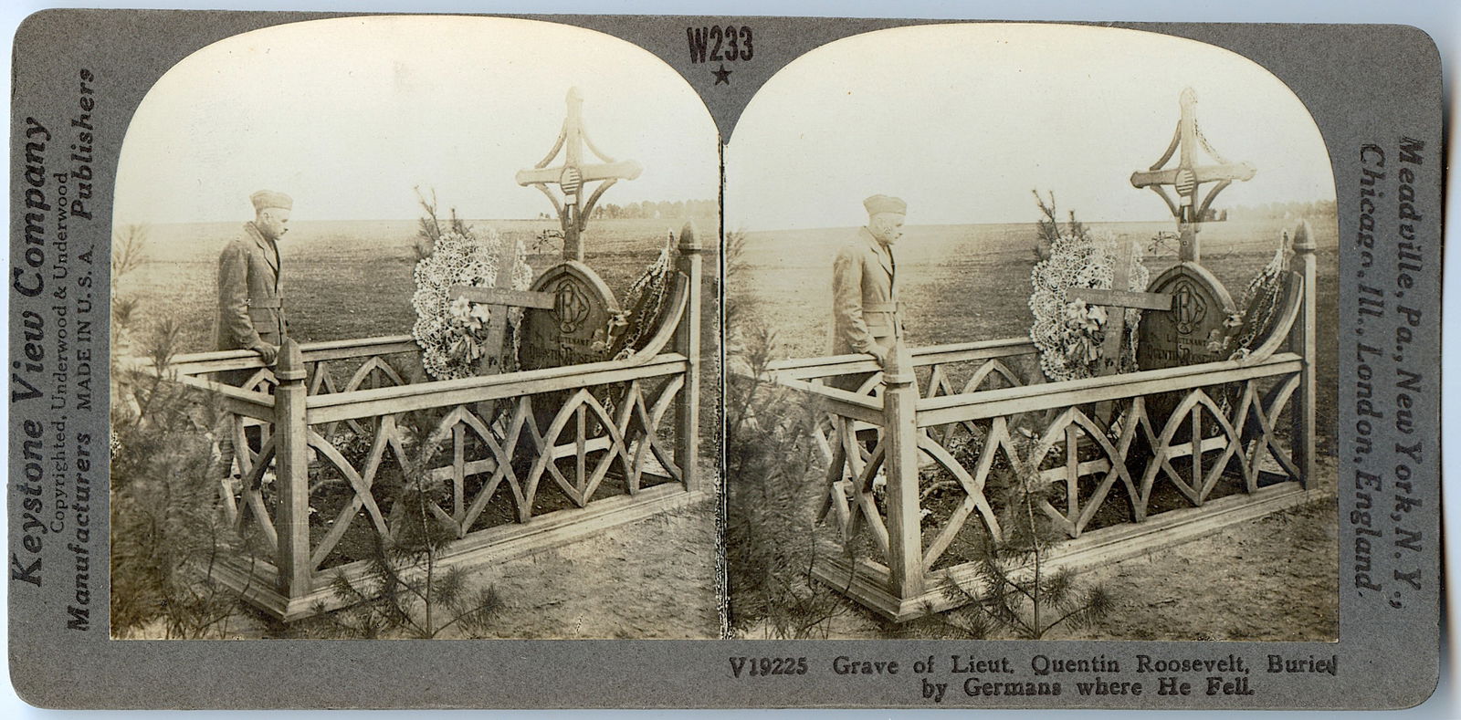 Antique Rare Real Photo Stereoview World War (1 of 2)