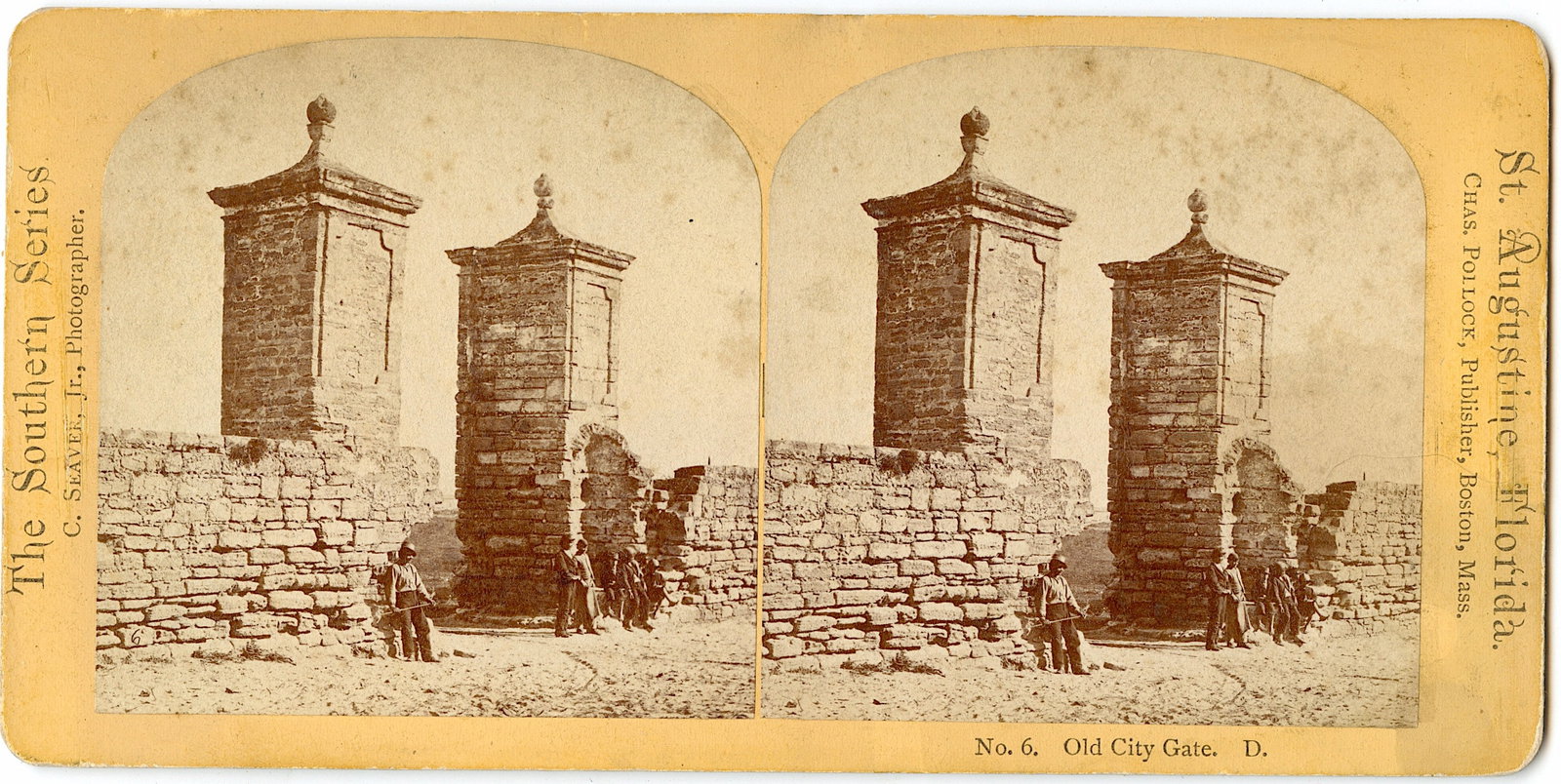 Antique Rare Real Photo Stereoview St. Augustine, FL: This stereoviews is original from the epoch . The stereoviews we are offering come mainly from collectors in the U.S.A. and constitute wonderful testimonies of past time that tend to be unique. They h