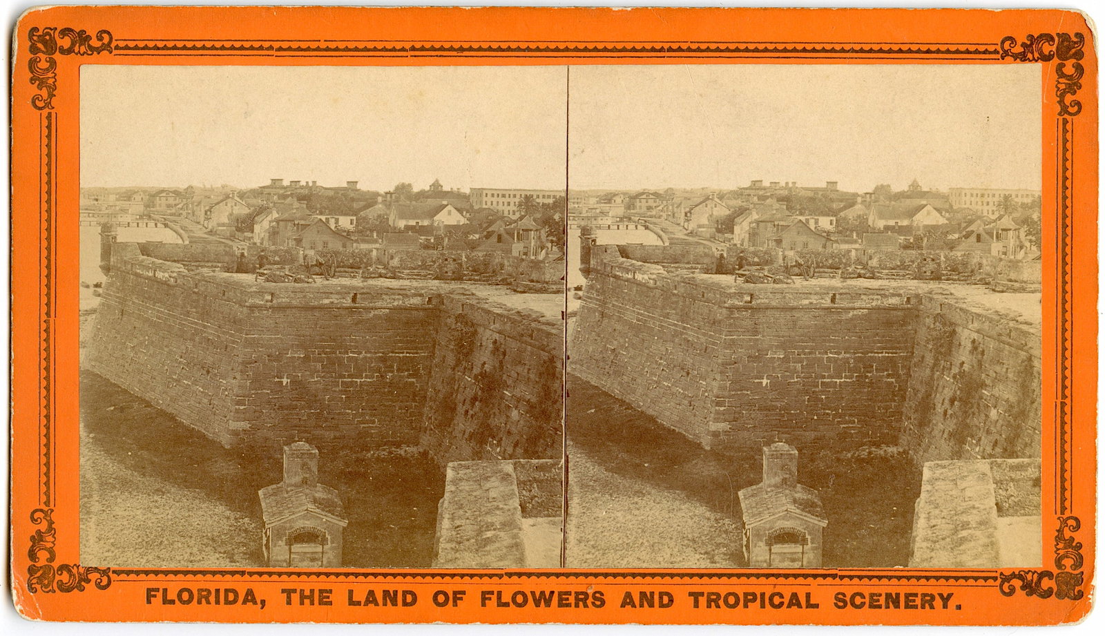 Antique Rare Real Photo Stereoview St. Augustine, FL: This stereoviews is original from the epoch . The stereoviews we are offering come mainly from collectors in the U.S.A. and constitute wonderful testimonies of past time that tend to be unique. They h