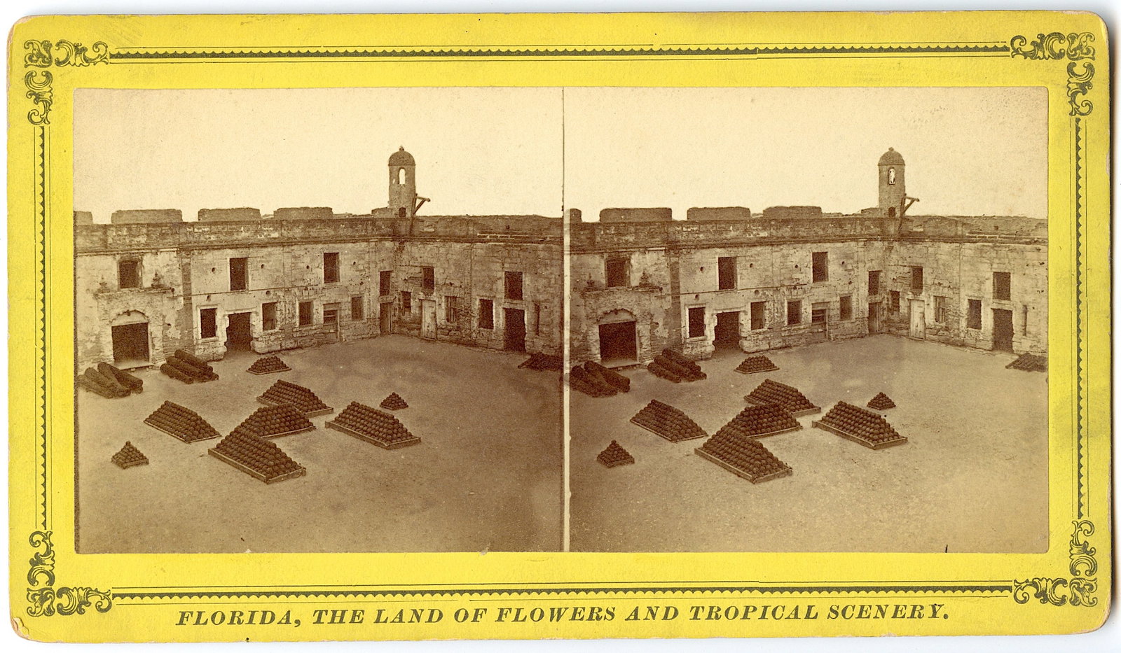 Antique Rare Real Photo Stereoview St. Augustine, FL: This stereoviews is original from the epoch . The stereoviews we are offering come mainly from collectors in the U.S.A. and constitute wonderful testimonies of past time that tend to be unique. They h