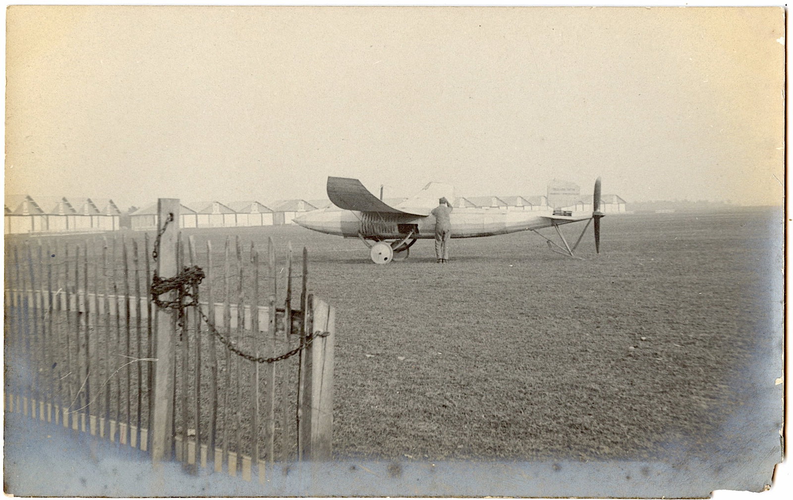 Antique Very Scarce Real Photo PC Pioneers Aviation: The dimensions of an antique postcard are Approx. 5.5"x 3.5" (small variances can occur).
