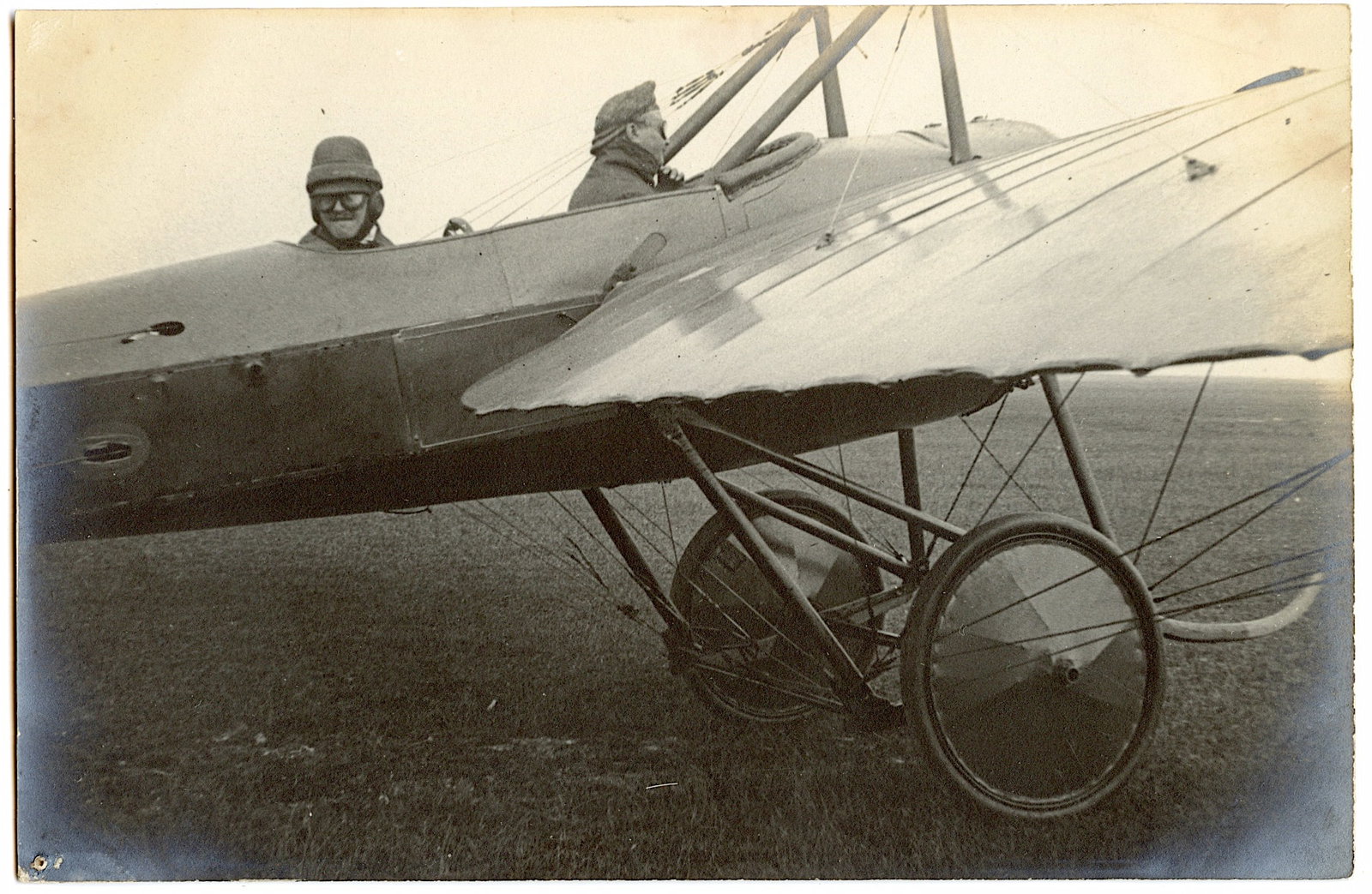Antique Very Scarce Real Photo PC Pioneers Aviation: The dimensions of an antique postcard are Approx. 5.5"x 3.5" (small variances can occur).