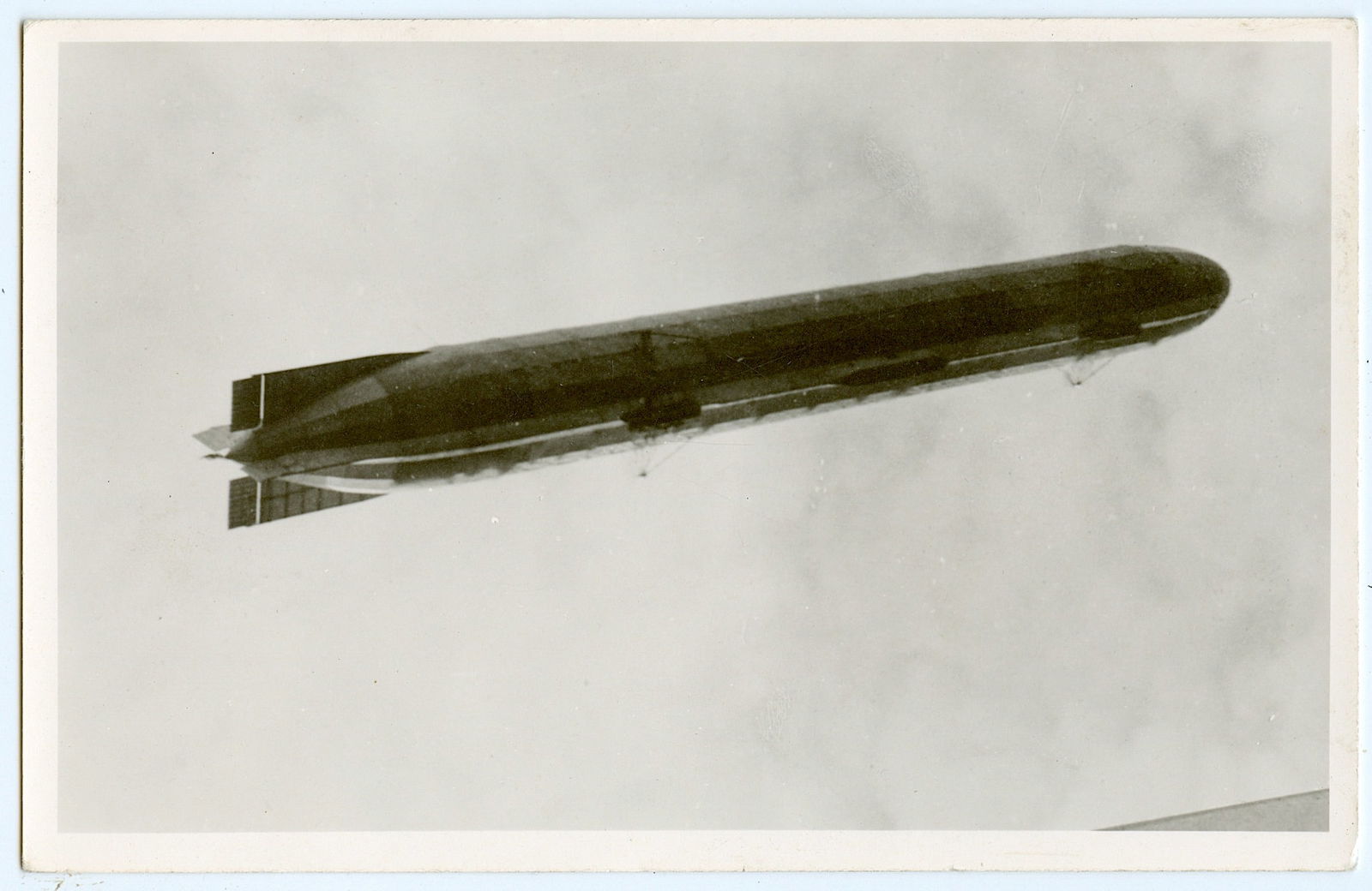 Antique Very Scarce Real Photo Dirigeable Aviation (1 of 2)