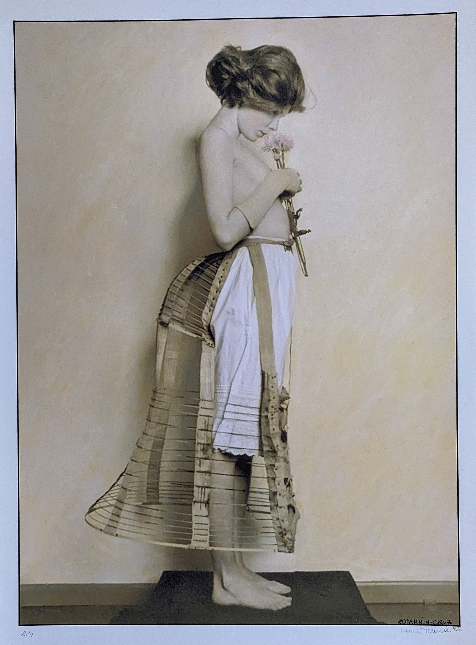 Original Signed Photo HARRIET TANNIN (1929-2009): Harriet Tannin, photographer, painter, sculptor, political activist, writer and lecturer was born April 26, 1929. She is best known for her modernist, pioneer work with woven photography and her non-o
