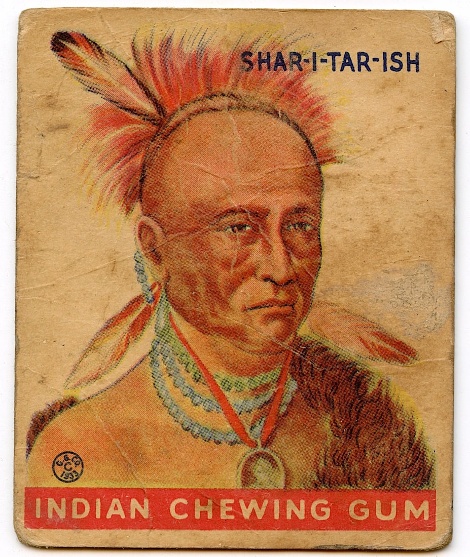 1933 Goudey Indian Gum No. 200: Shar-I-Tar-Ish.We have included many images to show it's actual condition. This lot is located in Boca Raton, Fl and its shipment will be made directly by Artelisted. Shipping insurance is the respons