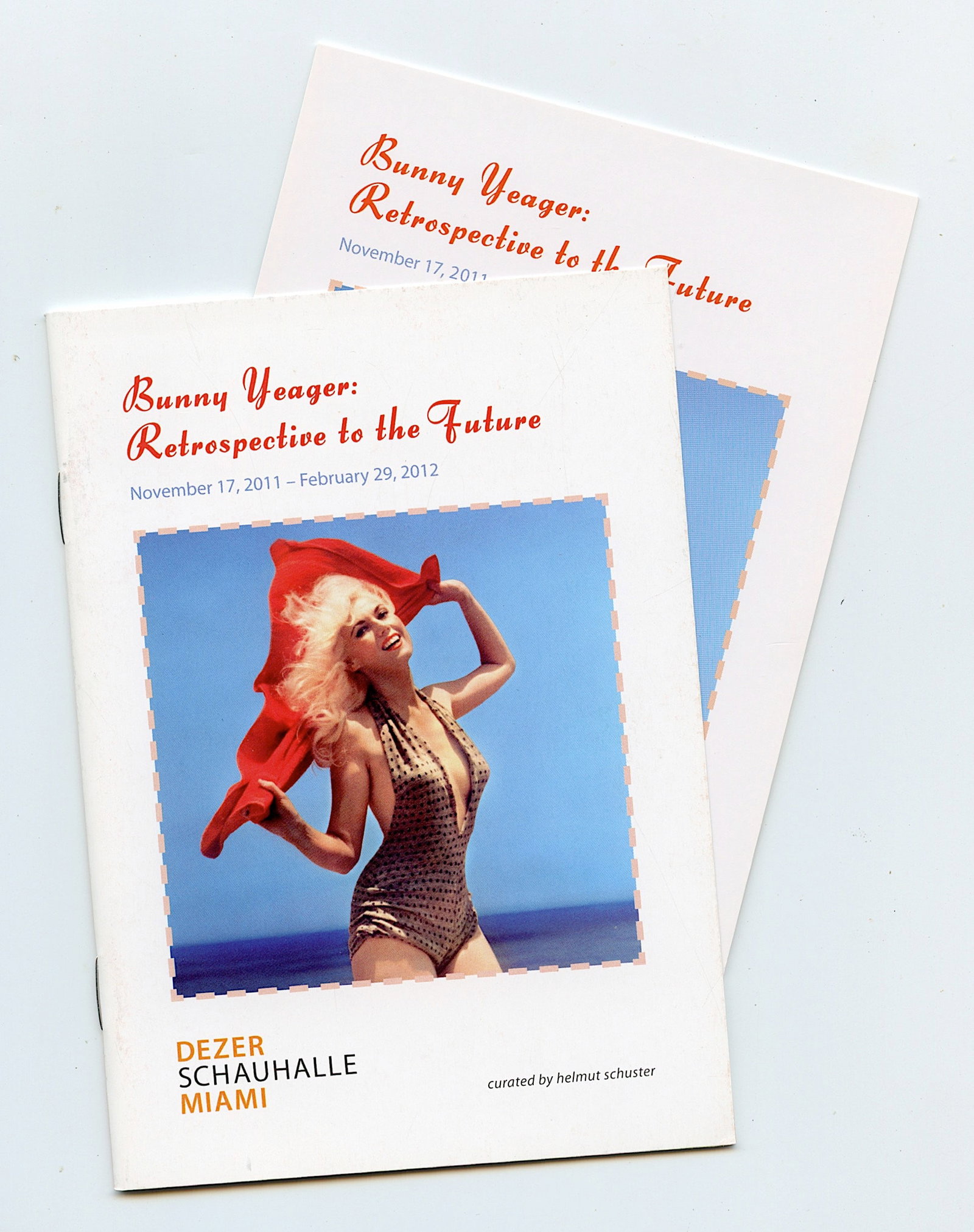 BUNNY YEAGER: Retrospective to the Future 2012: This lot is coming from Bunny Yeager's estate/archives. Linnea Eleanor "Bunny" Yeager (March 13, 1929 - May 24, 2014) was an American photographer and pin-up model. She met Bettie Page in 1954, and to