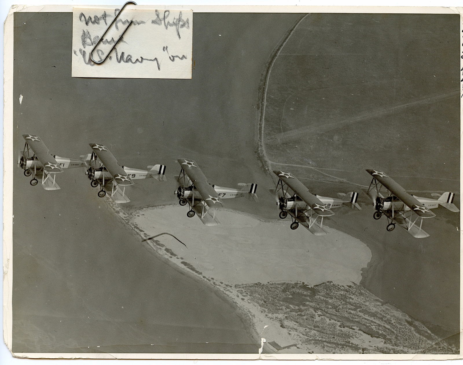 Vintage Original Photo U.S. Navy Biplane Bombers Aviation (1 of 2)