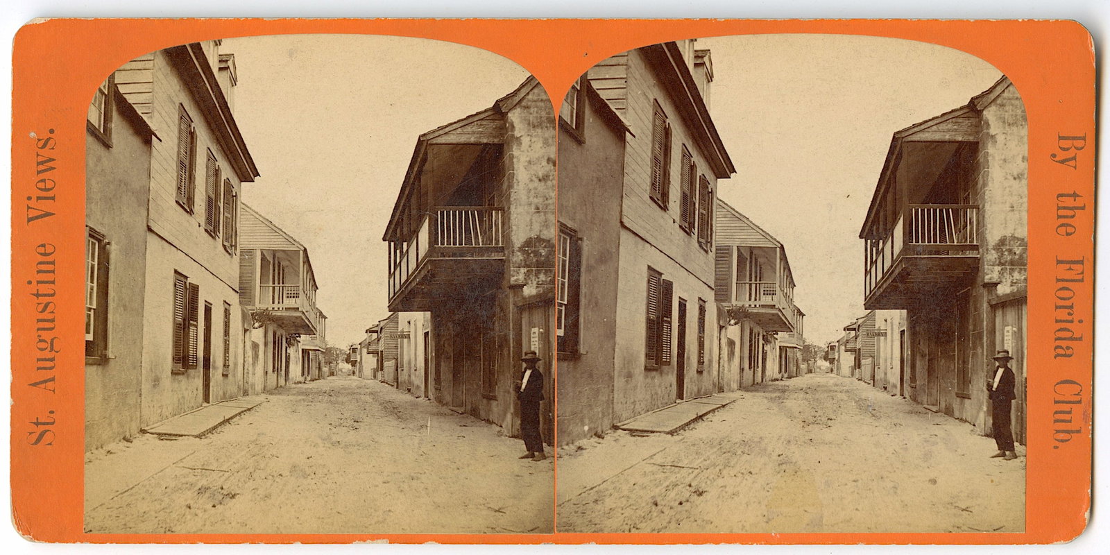 Antique Real Photo Stereoview St. Augustine, FL: This stereoviews is original from the epoch . The stereoviews we are offering come mainly from collectors in the U.S.A. and constitute wonderful testimonies of past time that tend to be unique. They h