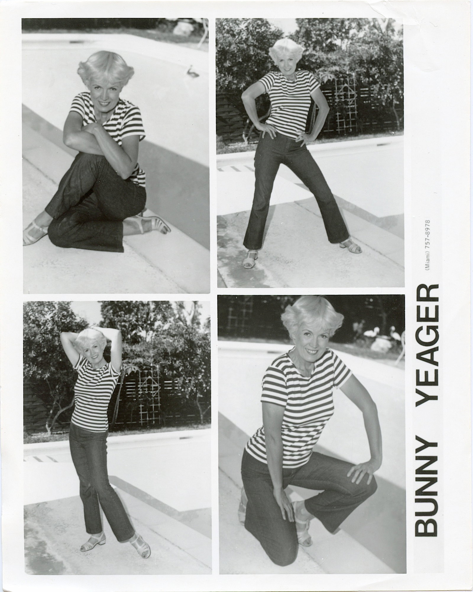 Estate of BUNNY YEAGER Original Pin Up Photograph: This lot is coming from Bunny Yeager's estate/archives. Linnea Eleanor "Bunny" Yeager (March 13, 1929 - May 24, 2014) was an American photographer and pin-up model. She met Bettie Page in 1954, and to