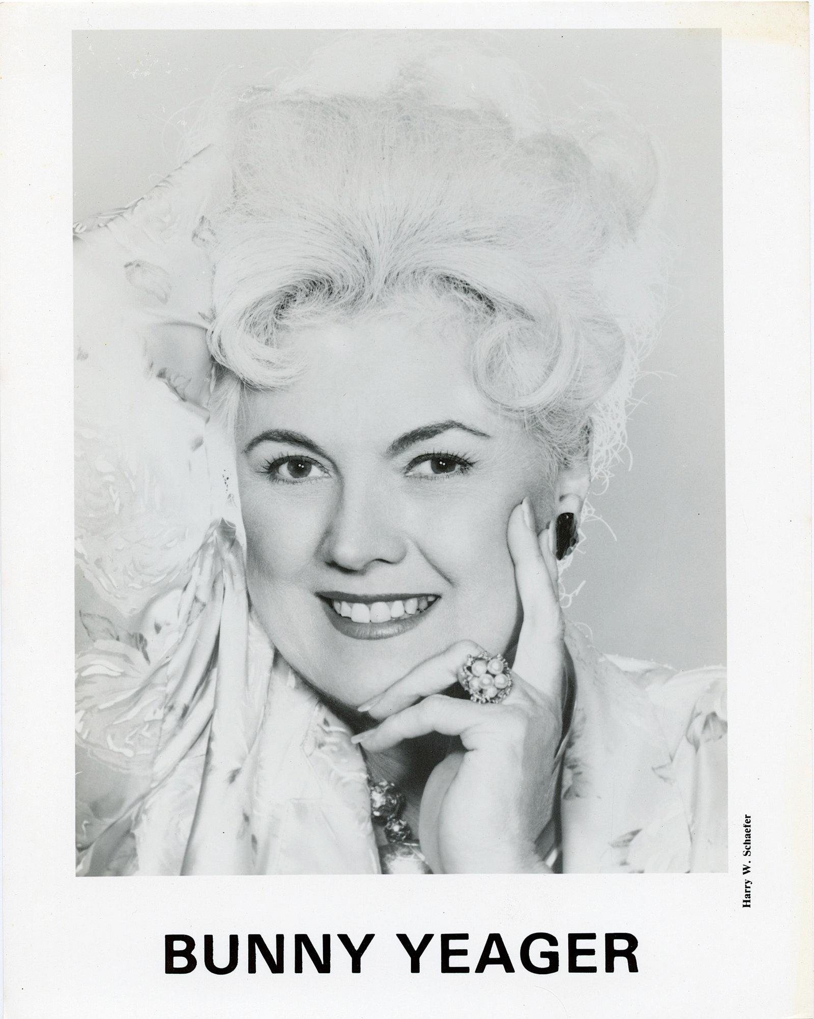 Estate of BUNNY YEAGER Original Pin Up Photograph: This lot is coming from Bunny Yeager's estate/archives. Linnea Eleanor "Bunny" Yeager (March 13, 1929 - May 24, 2014) was an American photographer and pin-up model. She met Bettie Page in 1954, and to