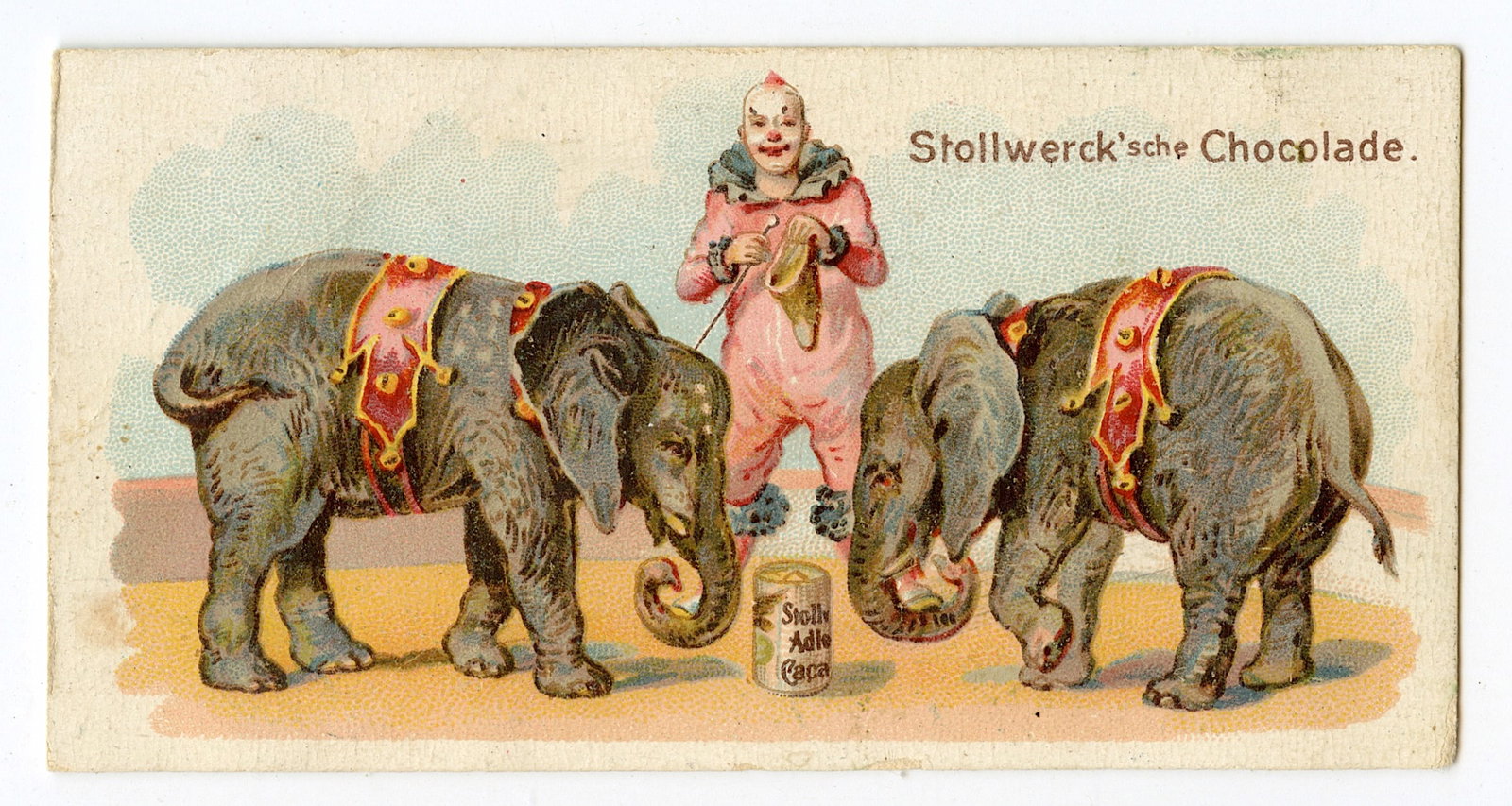 Antique Vintage Rare Tradecard Ephemera Circus: The dimensions are Approx. 2" x 3.75"(some differences can occur). This lot is located in Boca Raton, Fl and its shipment will be made directly by Artelisted. Shipping insurance is the responsibility 