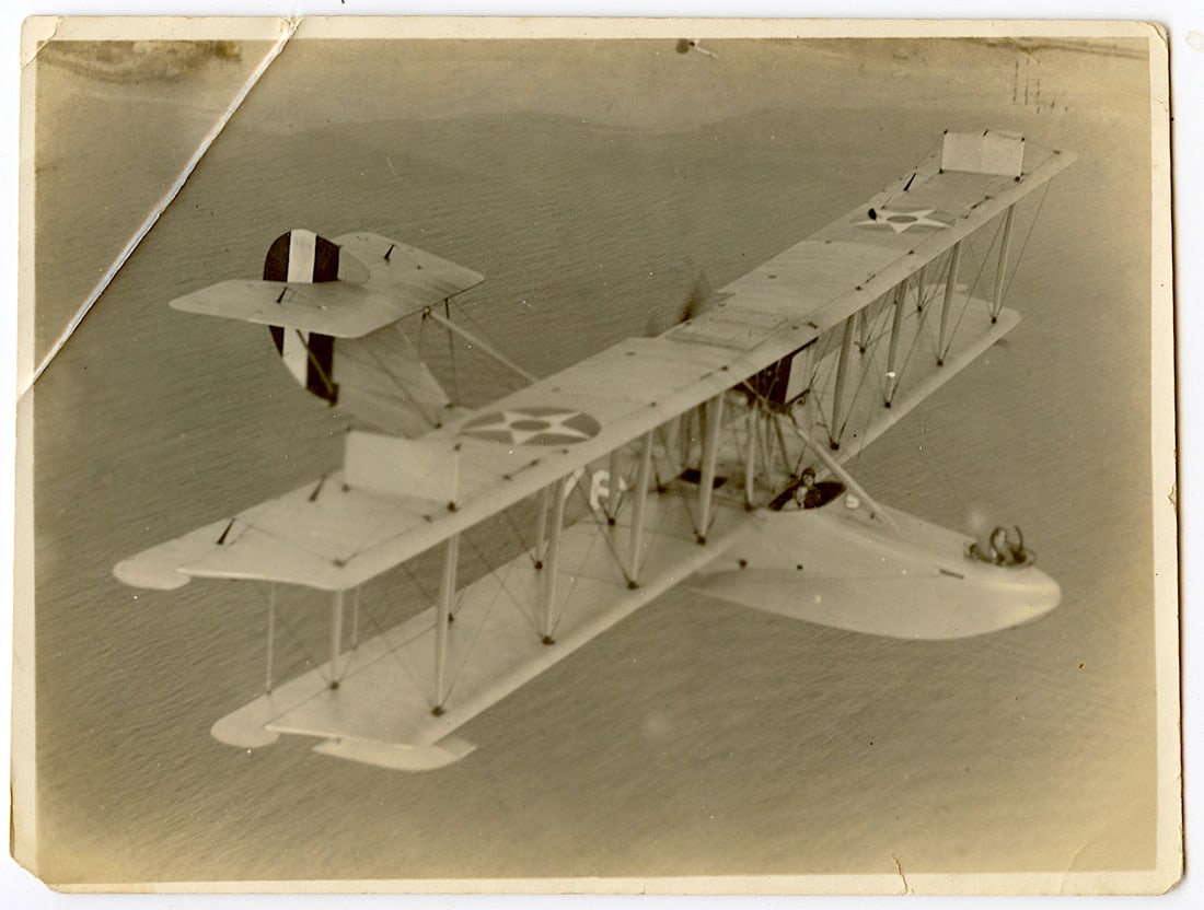 Very Rare Original Photo FLYINGBOAT US Navy WW1 (1 of 2)