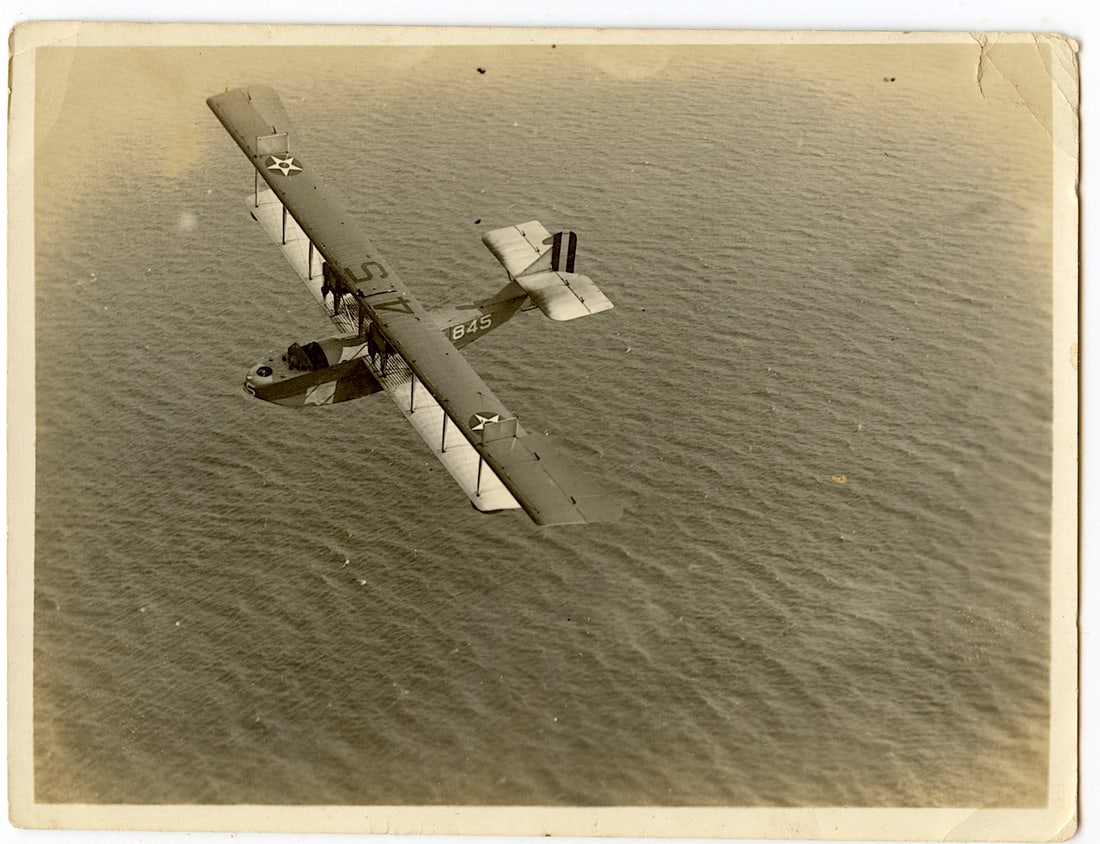 Very Rare Original Photo FLYINGBOAT US Navy WW1 (1 of 1)