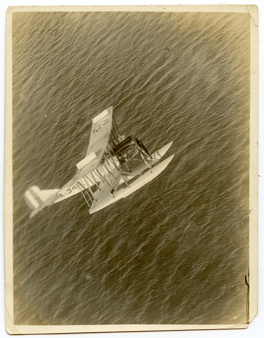 Very Rare Original Photo FLYINGBOAT US Navy WW1 (1 of 1)