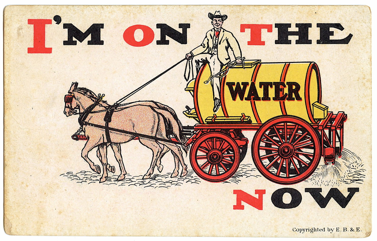 Antique Vintage Original Postcard American Illustration (1 of 2)