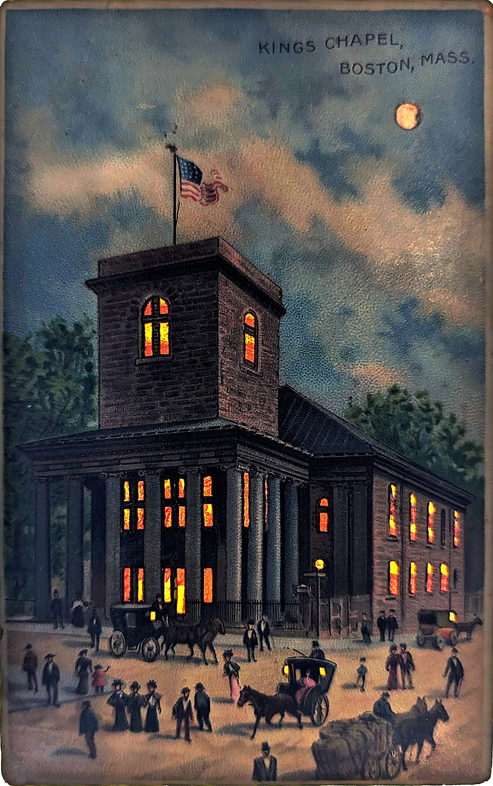 Antique Vintage Original PC Hold Card To Light (1 of 4)