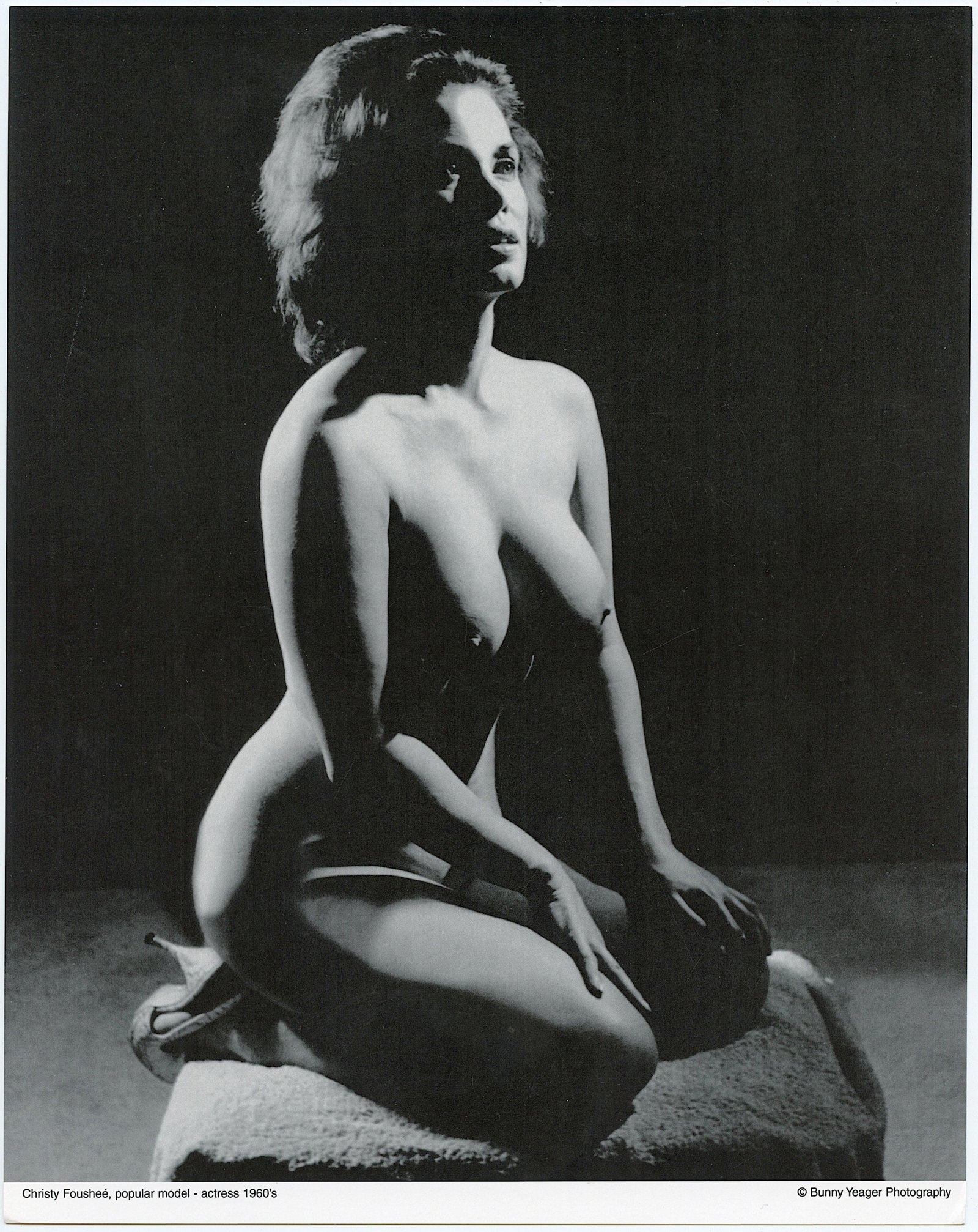 BUNNY YEAGER Original Pin Up Lithograph Models: This lot is coming from Bunny Yeager's estate/archives. Linnea Eleanor "Bunny" Yeager (March 13, 1929 - May 24, 2014) was an American photographer and pin-up model. She met Bettie Page in 1954, and to
