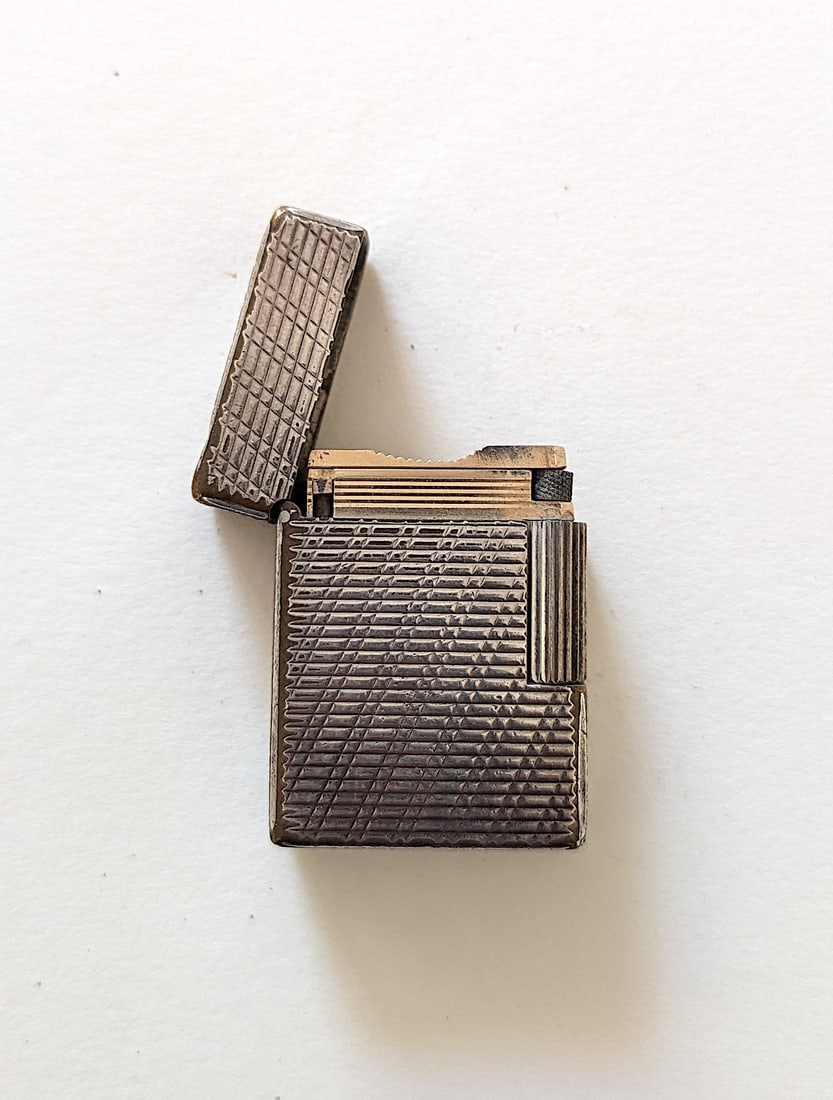 Vintage Antique DUPONT Silver Plated Lighter (1 of 5)