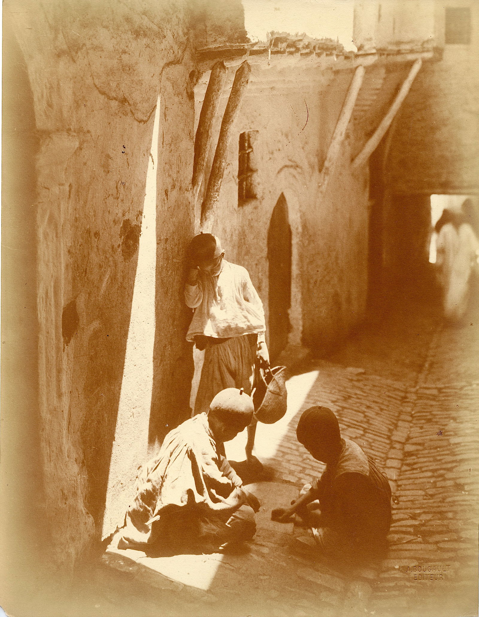 Antique Photo By Alexandre Bougault North Africa, 19th C. (1 of 2)