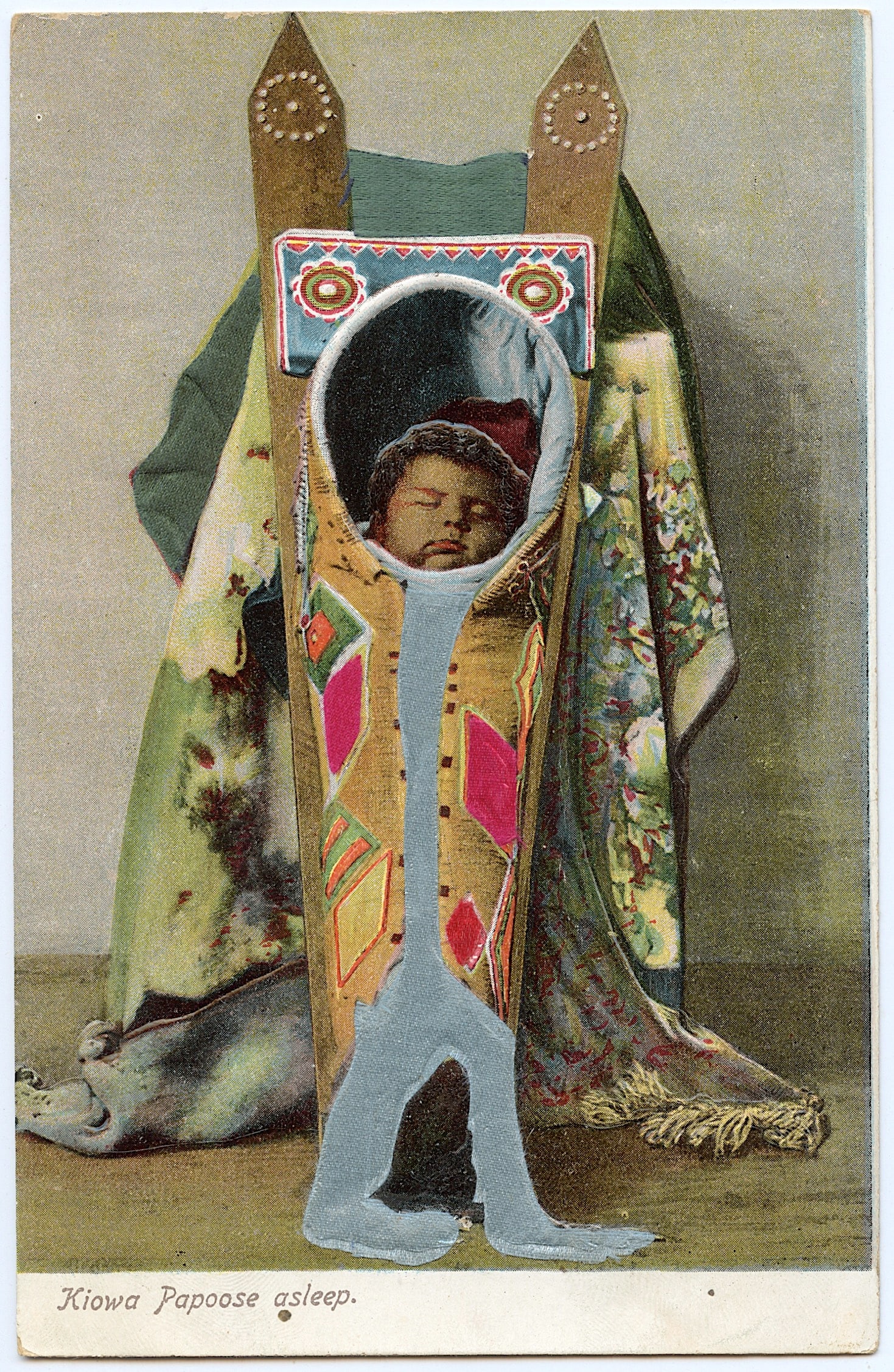 Rare Vintage Postcard / Tradecard Indian Kiowa: ABOUT POSTCARDS & TRADECARDS: The study and collecting of postcards is termed deltiology (from Greek deltion, small writing tablet, and English -logy, the study of). Rarity. As with all antique items,
