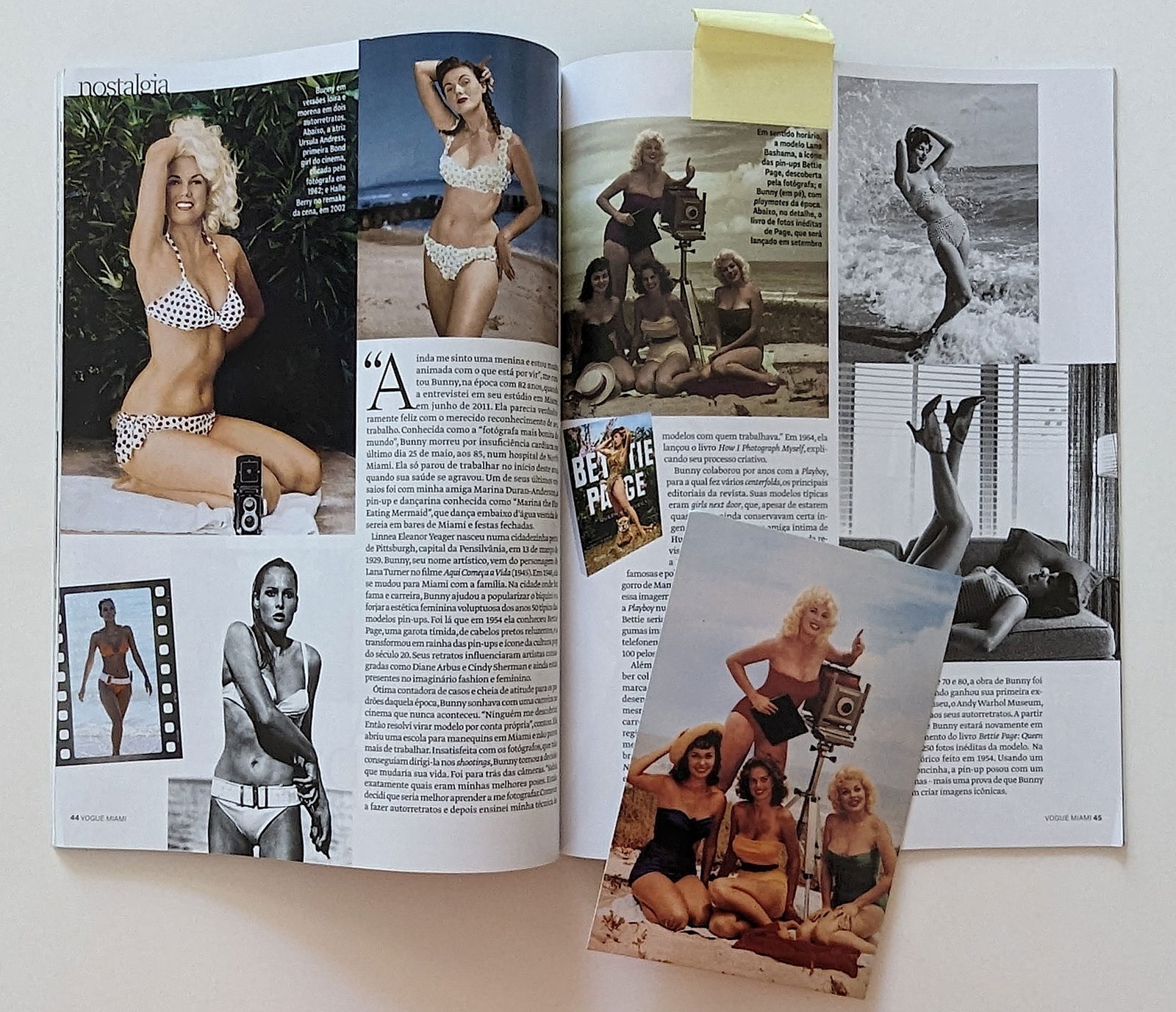 Vintage Magazine Including BUNNY YEAGER or BETTY PAGE (1 of 3)