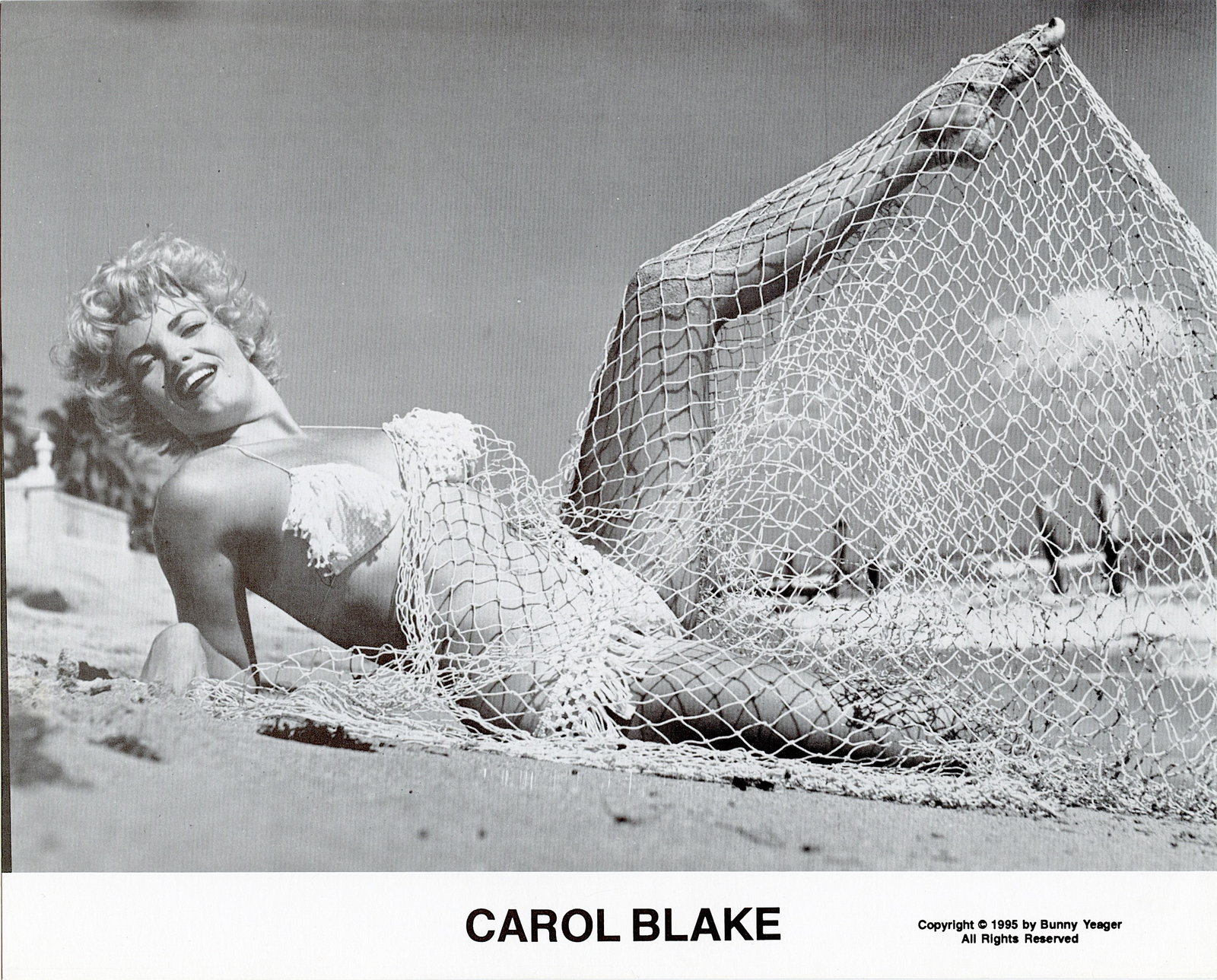 Original BUNNY YEAGER Pin Up Litho Carol Blake (1 of 1)