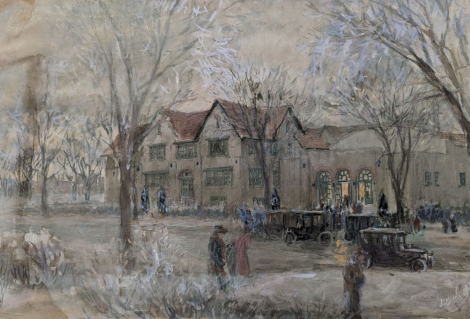 LAWRENCE BUCK (1865 - 1929) Original Mixta Listed (1 of 6)