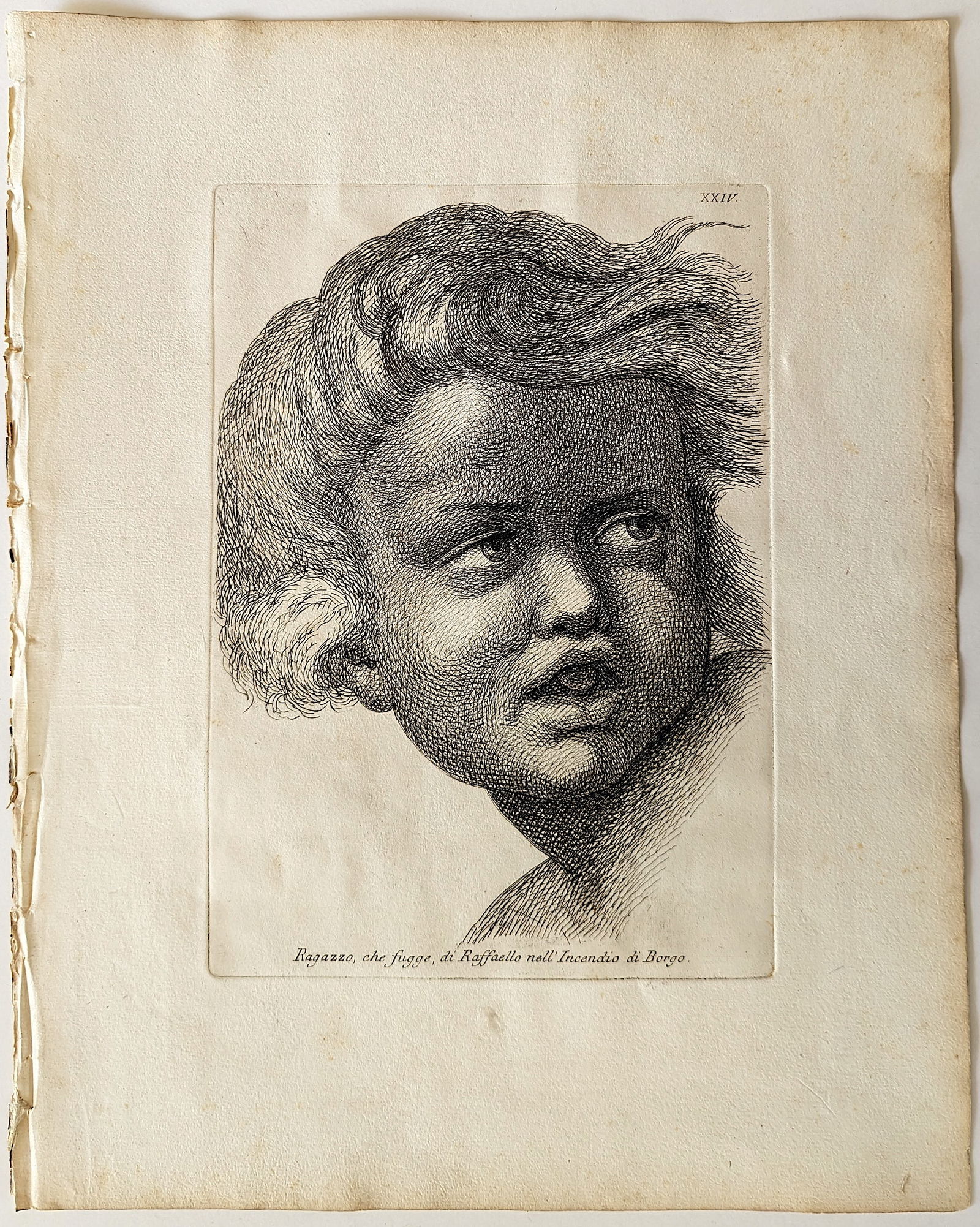 Old Master Engraving RAFFAELO SANZIO, Ca. 1753 (1 of 3)