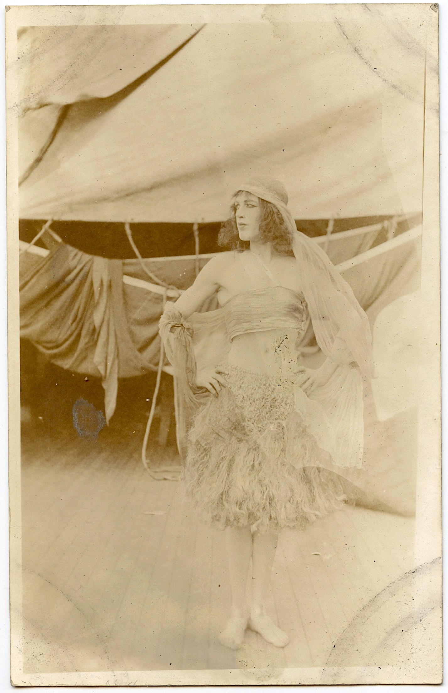 Scarce Type 1 Photo USS Texas (BB 35) Ship Crew (1 of 2)