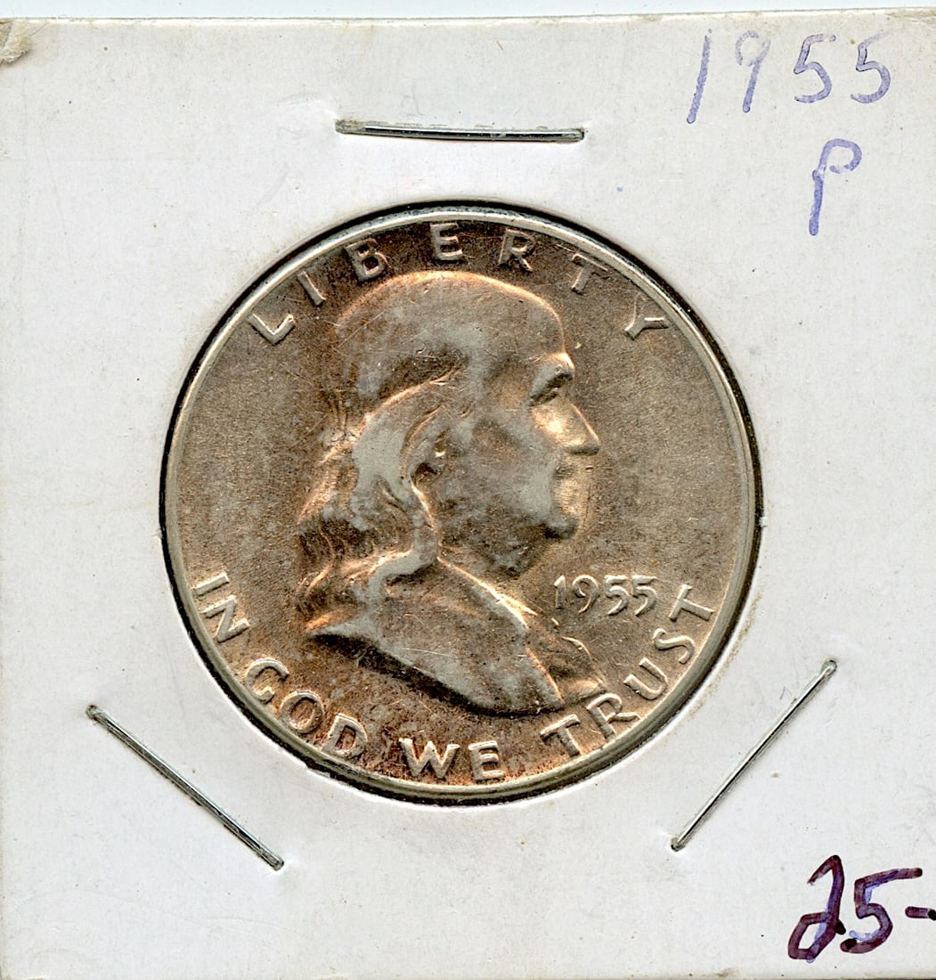 Collectors Circulated US Coin Half Dollar 1955 P (1 of 2)