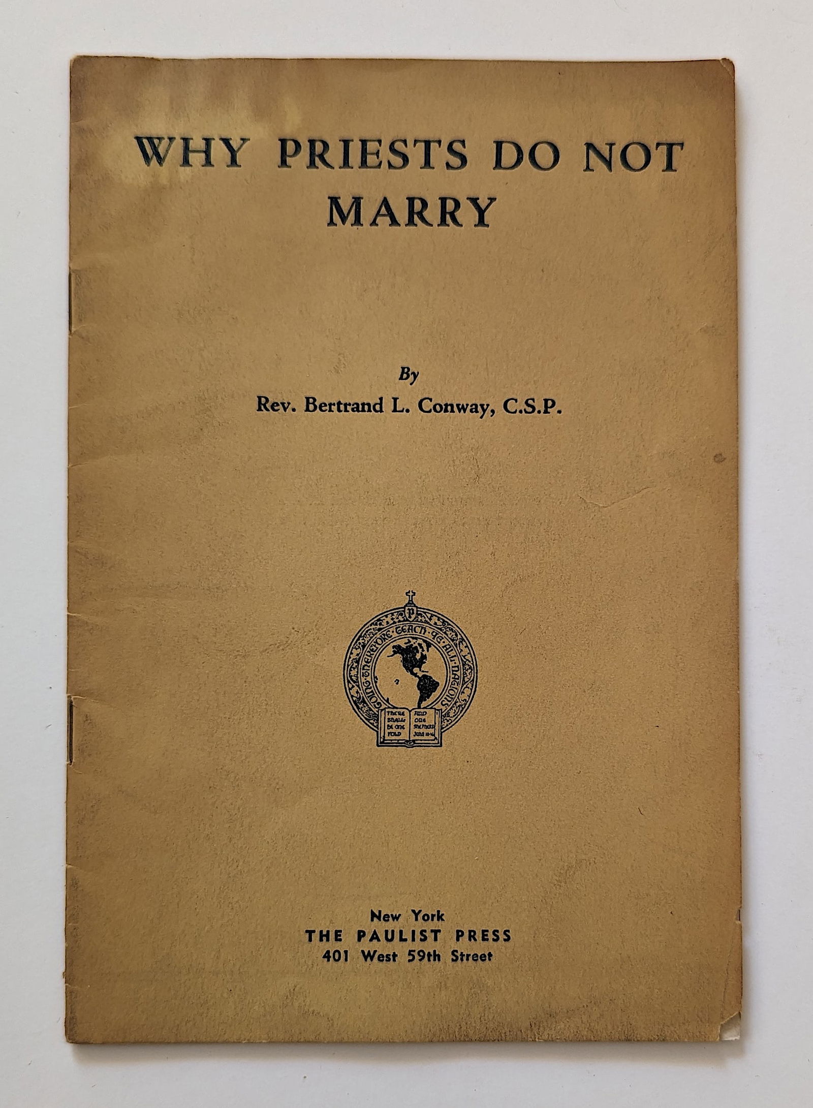 Vintage Used Booklet Ephemera Why Priest Do Not Marry (1 of 3)