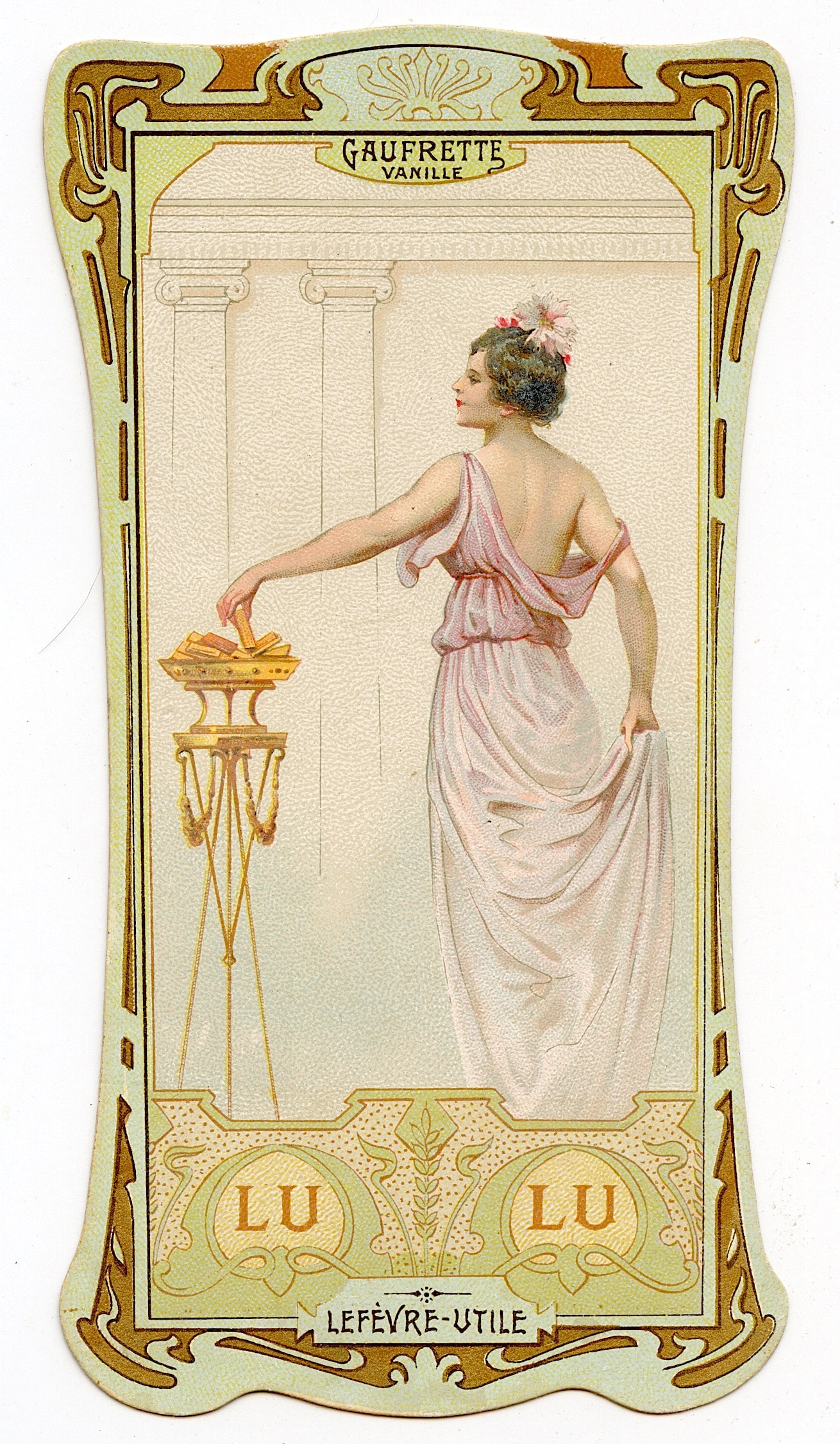 Antique Fine Scarce French Ephemera Art Nouveau (1 of 2)