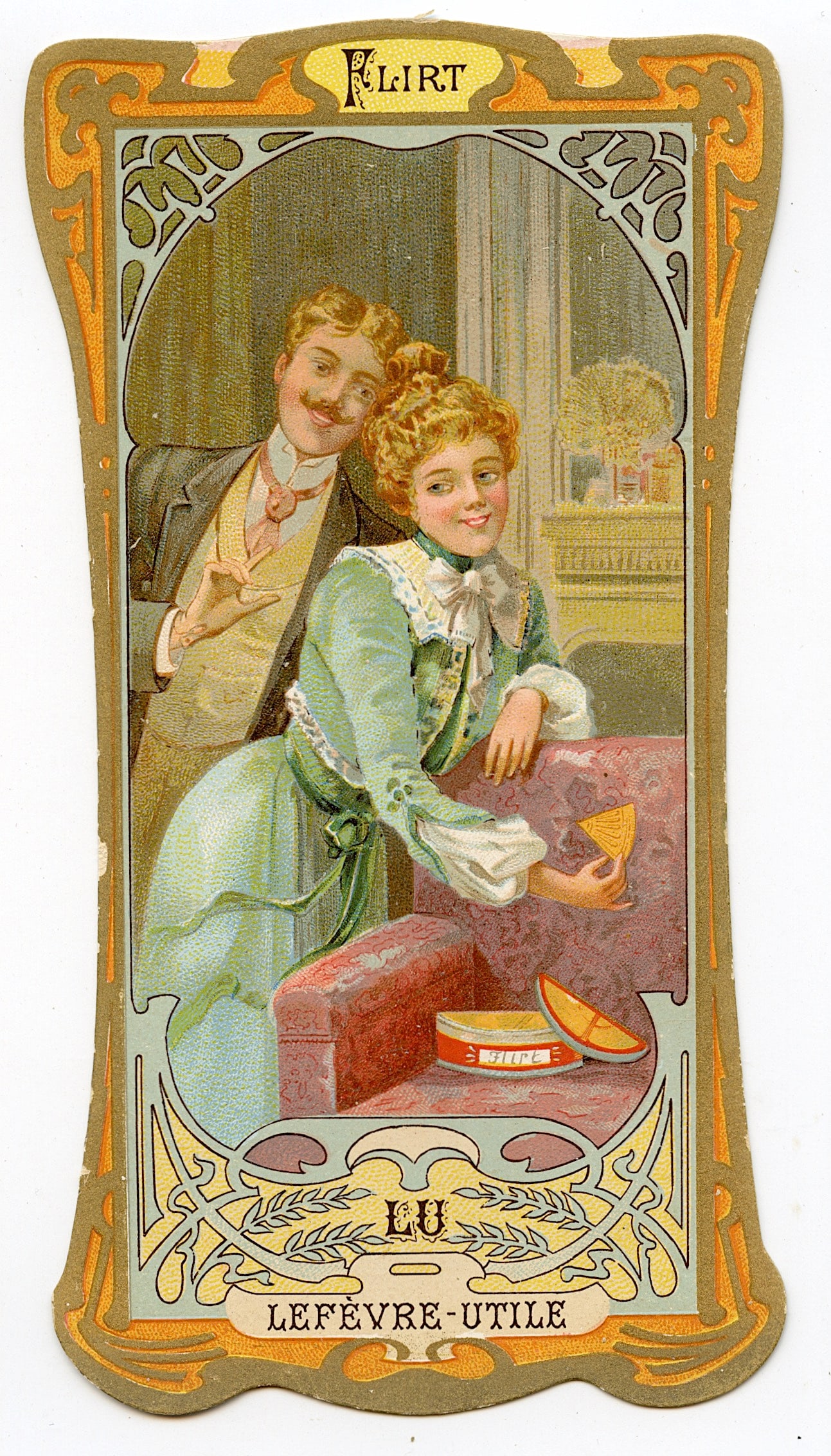 Antique Fine Scarce French Ephemera Art Nouveau (1 of 2)