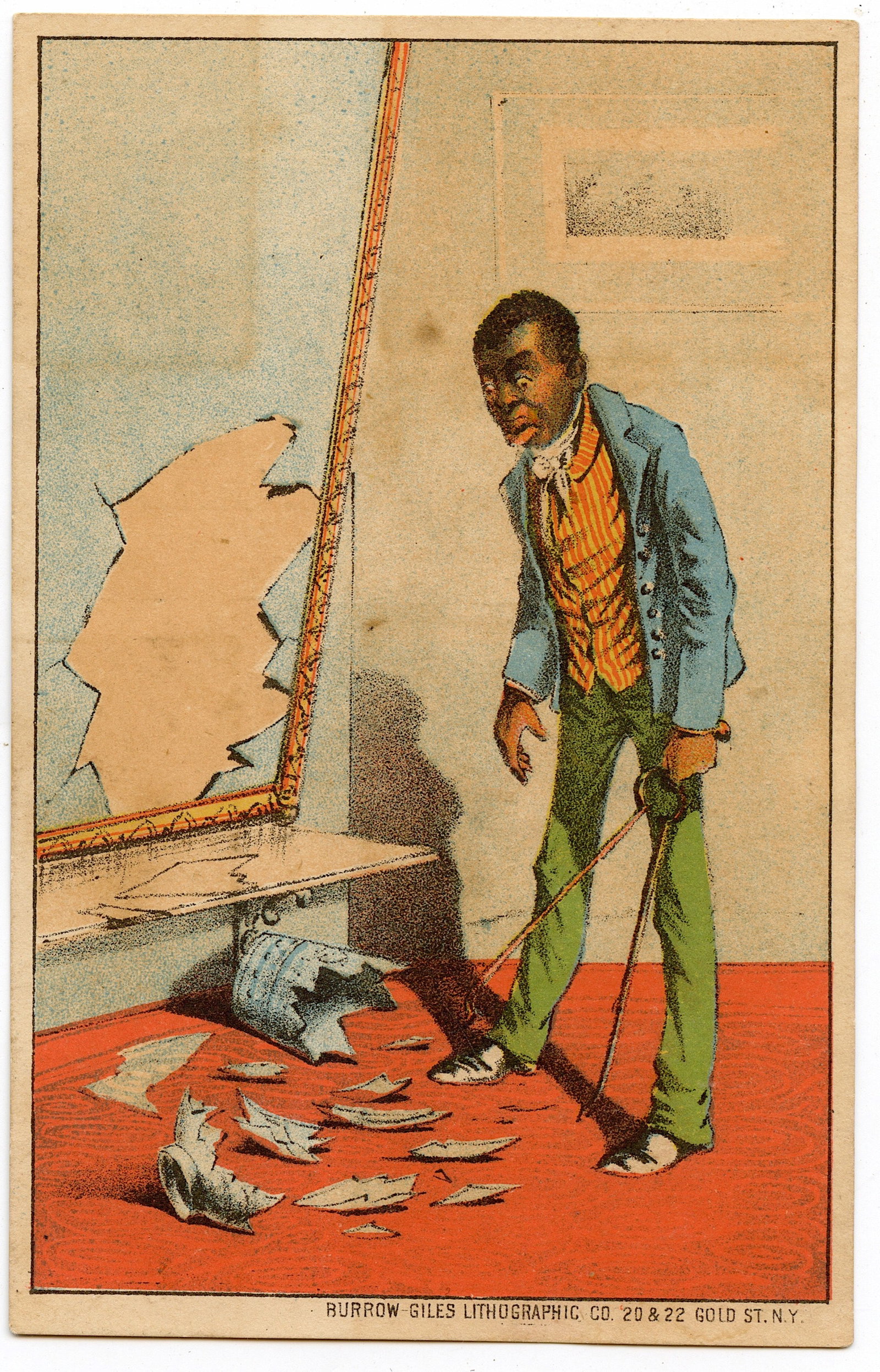 Scarce Rare Tradecard Americana Ephemera: The dimensions are Approx. 5" x 3"(some differences can occur). This lot is located in Boca Raton, Fl and its shipment will be made directly by Artelisted. Shipping insurance is the responsibility of 