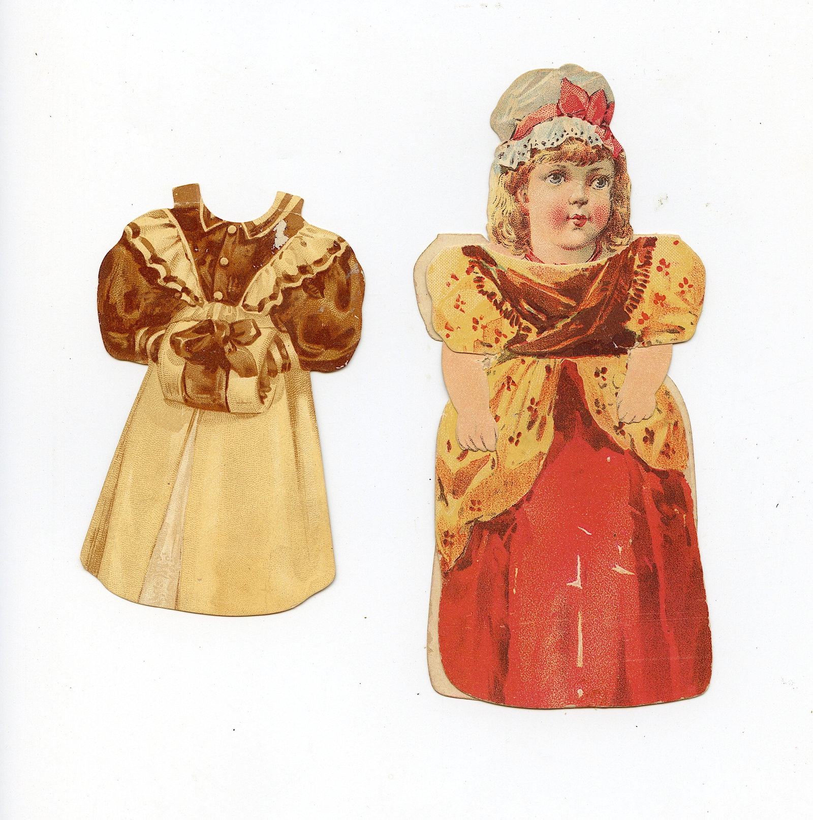 Antique Vintage Rare Tradecard Ephemera Die Cut Doll: The dimensions are Approx. 5.75"tall (some differences can occur). This lot is located in Boca Raton, Fl and its shipment will be made directly by Artelisted. Shipping insurance is the responsibility 