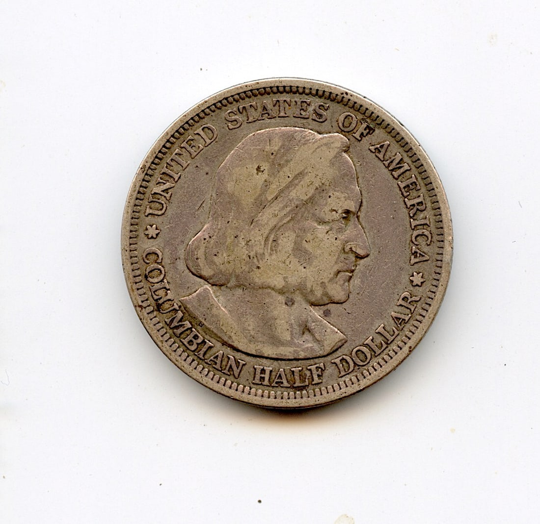 1893 Columbian Exposition Half Dollar Coin (1 of 2)