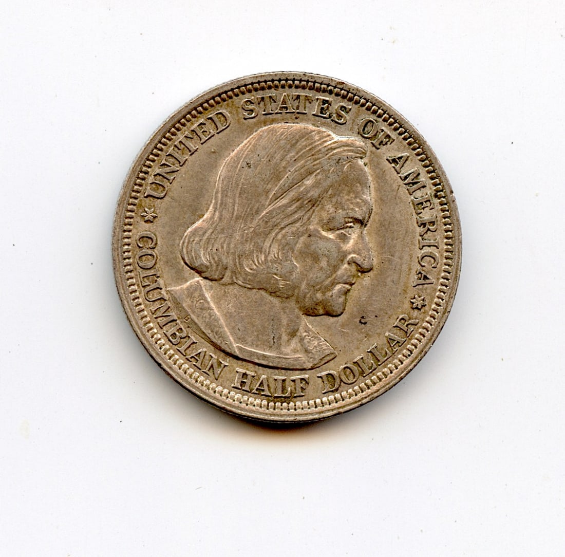1893 Columbian Exposition Half Dollar Coin (1 of 2)